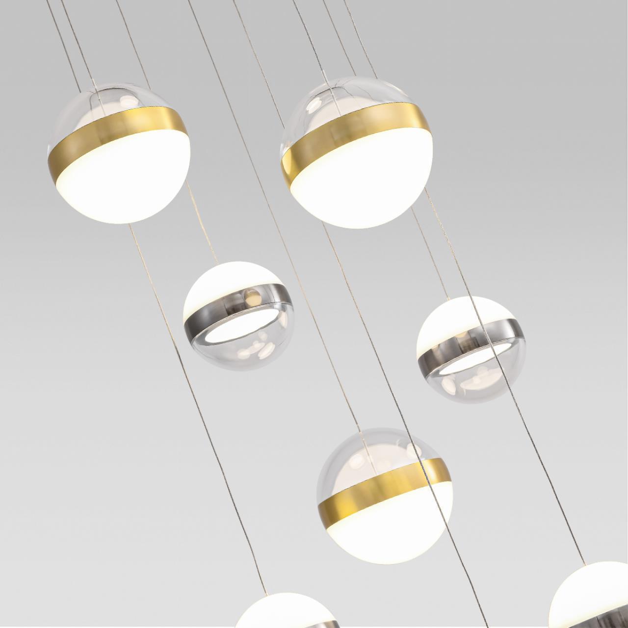 Изображение товара Подвесная светодиодная люстра Odeon Light Od 5037 84L 22 м² нейтральный белый никель