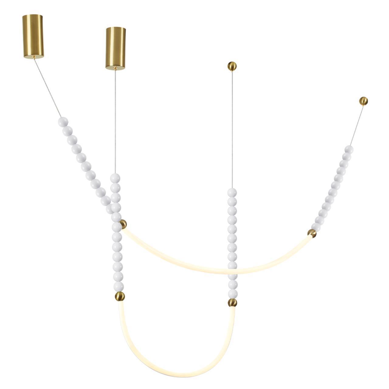 Изображение товара Светильник подвесной светодиодный Odeon Light Monella Od_6639_24cl 10 м² нейтральный белый свет цвет белый