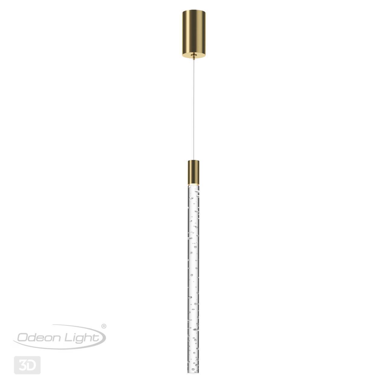 Изображение товара Светильник подвесной светодиодный Odeon Light Sparky 4369/5L золотой Изображение товара Светильник подвесной светодиодный Odeon Light Sparky 4369/5L золотой