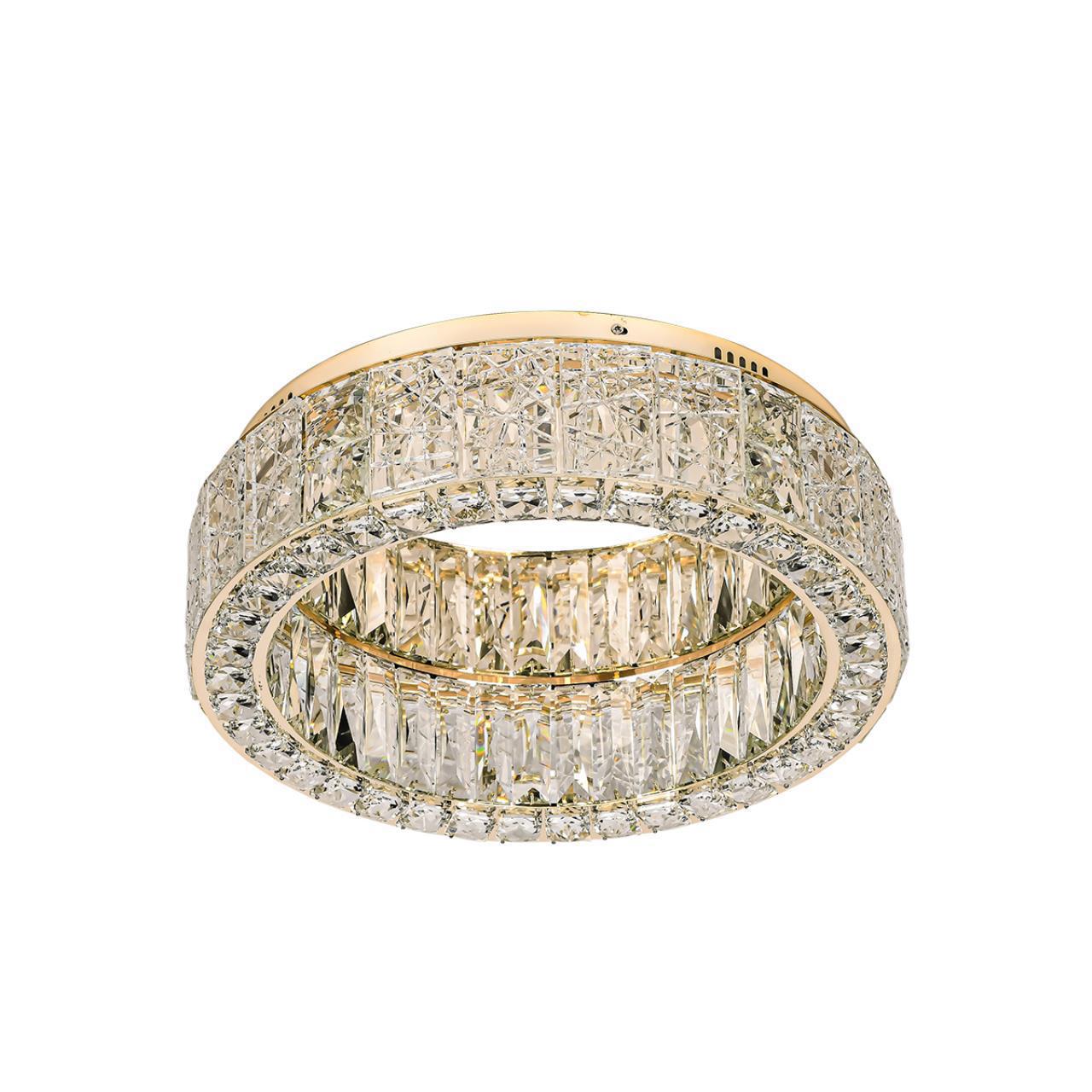 Изображение товара Люстра потолочная светодиодная Odeon Light 5071/60CL неоклассика золото и кристаллы Изображение товара Люстра потолочная светодиодная Odeon Light 5071/60CL неоклассика золото и кристаллы