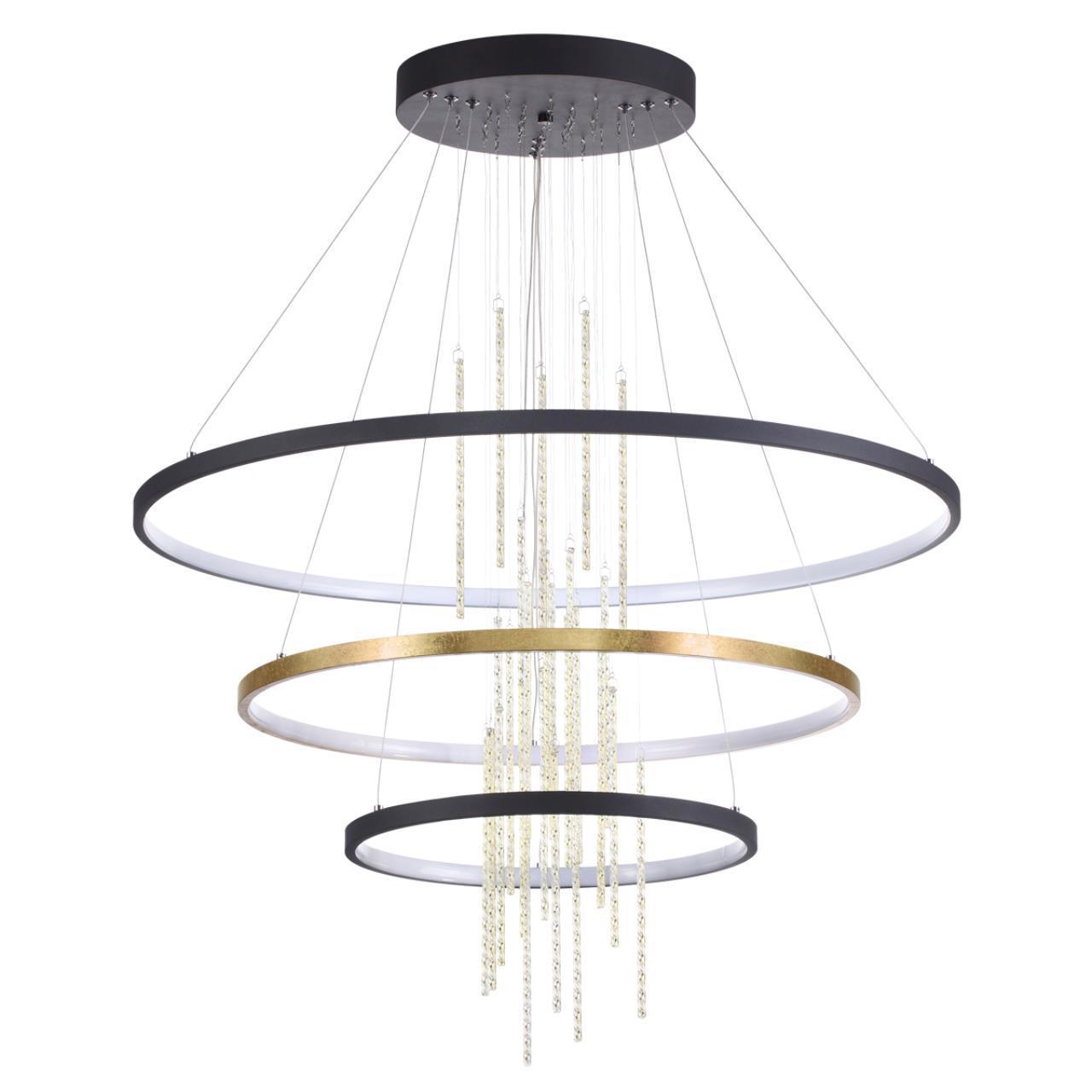 Изображение товара Светильник подвесной светодиодный Odeon Light Od_3901_99l 35 м² нейтральный белый свет цвет золото/черный