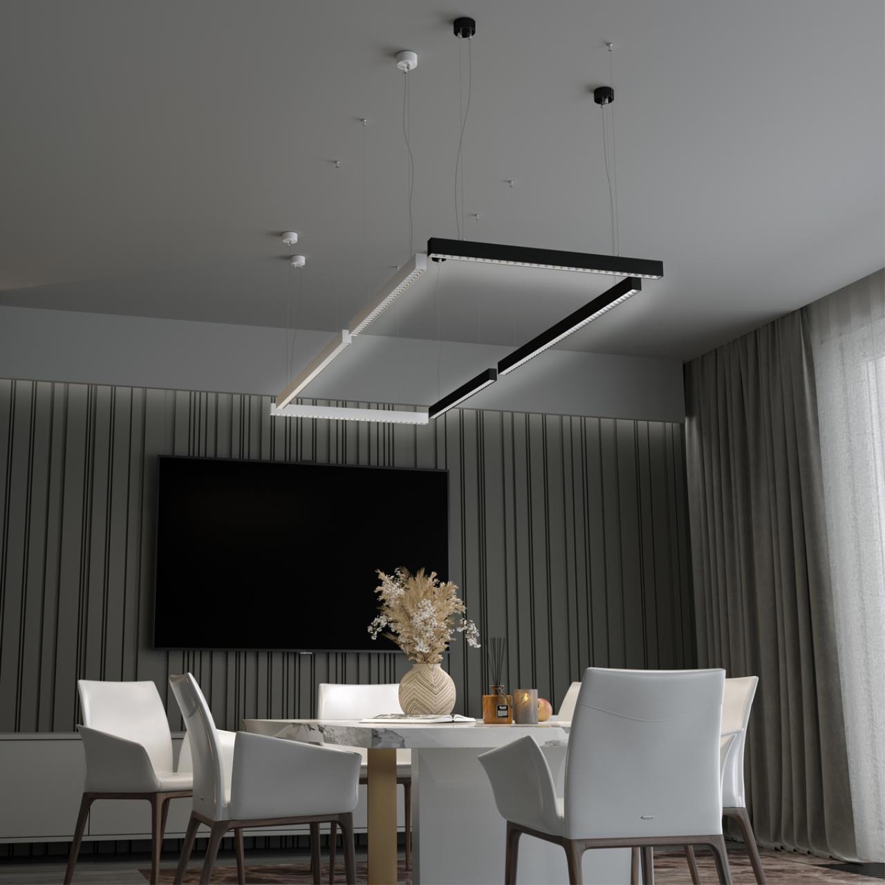 Изображение товара Подвесной светодиодный светильник Novotech Iter 358876 12.75 м² черный