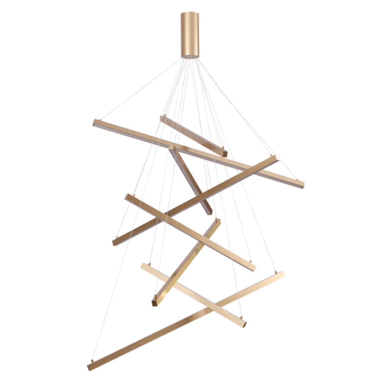 Изображение товара Светильник подвесной светодиодный Odeon Light Od_3860_96l 34 м² нейтральный белый свет цвет золото