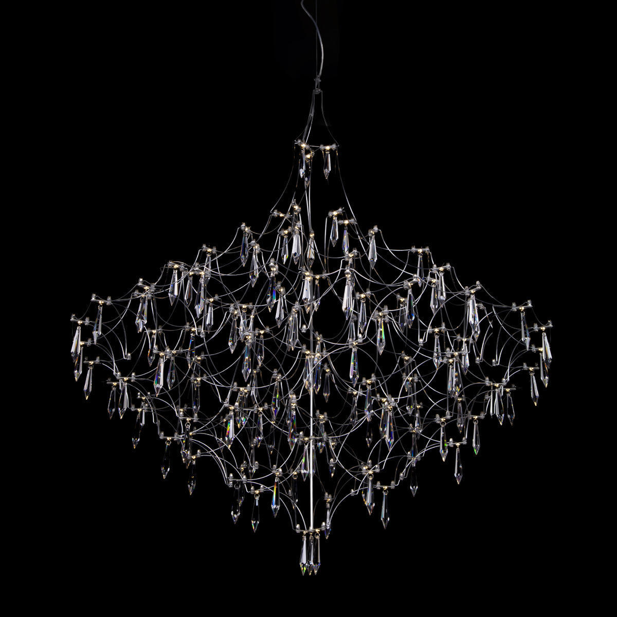 Изображение товара Подвесная светодиодная люстра LOFT IT Mira 10259/1000 Silver Asfour