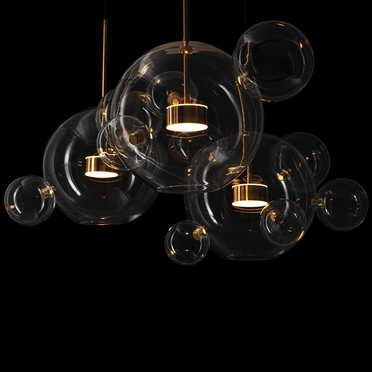 Изображение товара Люстра подвесная светодиодная Loft It Bolle Lf_2027-d3 5.57 м² теплый белый Изображение товара Люстра подвесная светодиодная Loft It Bolle Lf_2027-d3 5.57 м² теплый белый