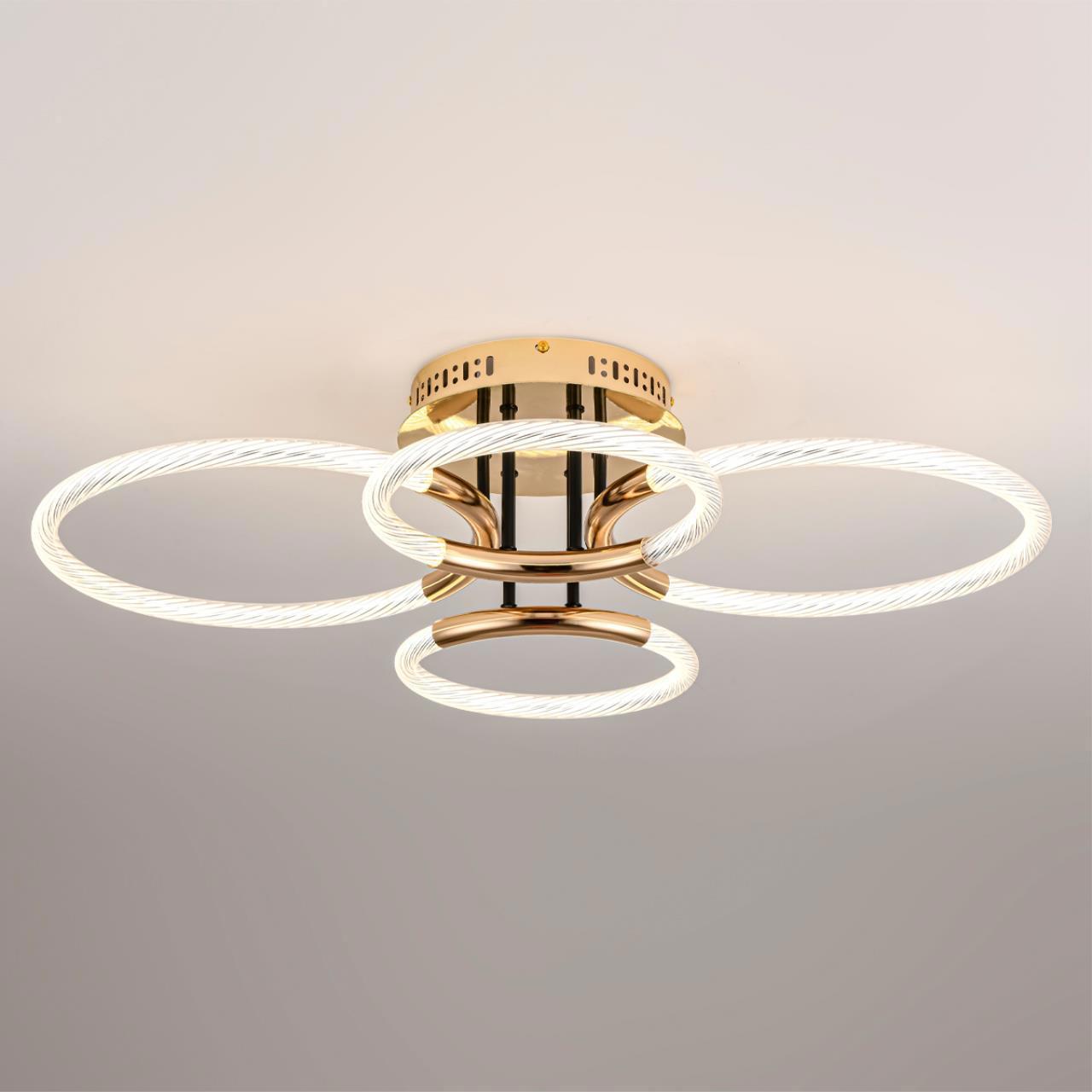 Изображение товара Люстра потолочная светодиодная Lumion Lara с пультом 26 м² регулируемый белый свет Изображение товара Люстра потолочная светодиодная Lumion Lara с пультом 26 м² регулируемый белый свет