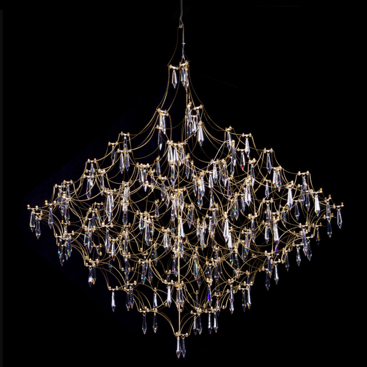 Изображение товара Люстра подвесная светодиодная LOFT IT Mira 10259/1200 Gold Asfour