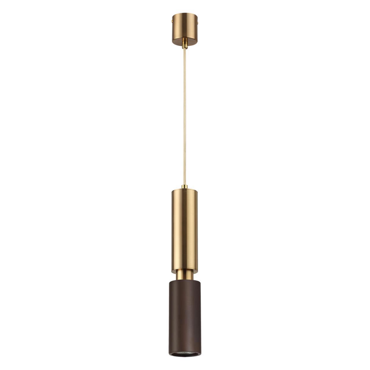 Изображение товара Светильник подвесной светодиодный Odeon Light Caucho Od_7062_1a 3 м² теплый белый (желтый) свет цвет бронза/темное