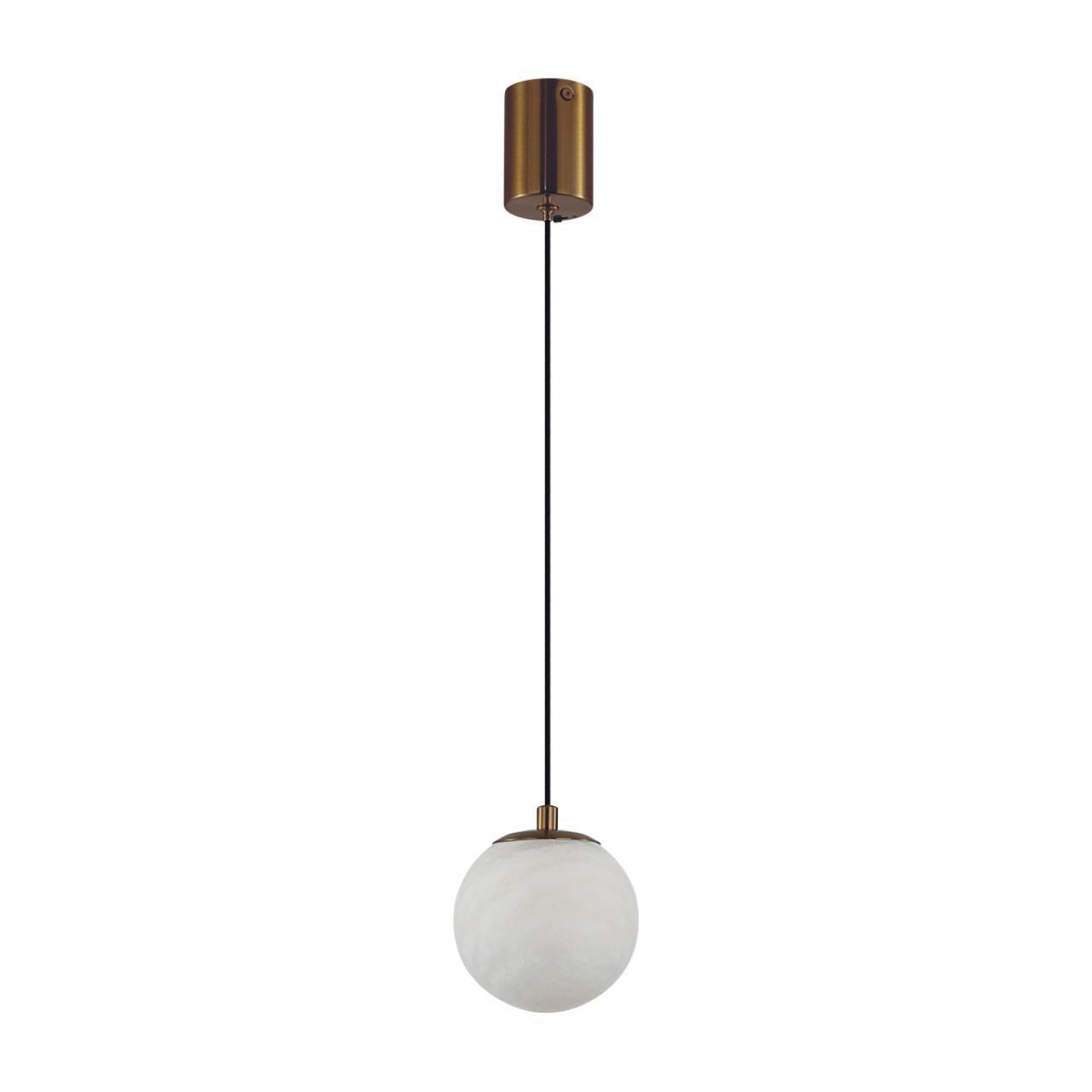 Изображение товара Светильник подвесной светодиодный Odeon Light Marbella Od_6685_8l 3 м² регулируемый белый свет цвет белый/латунь