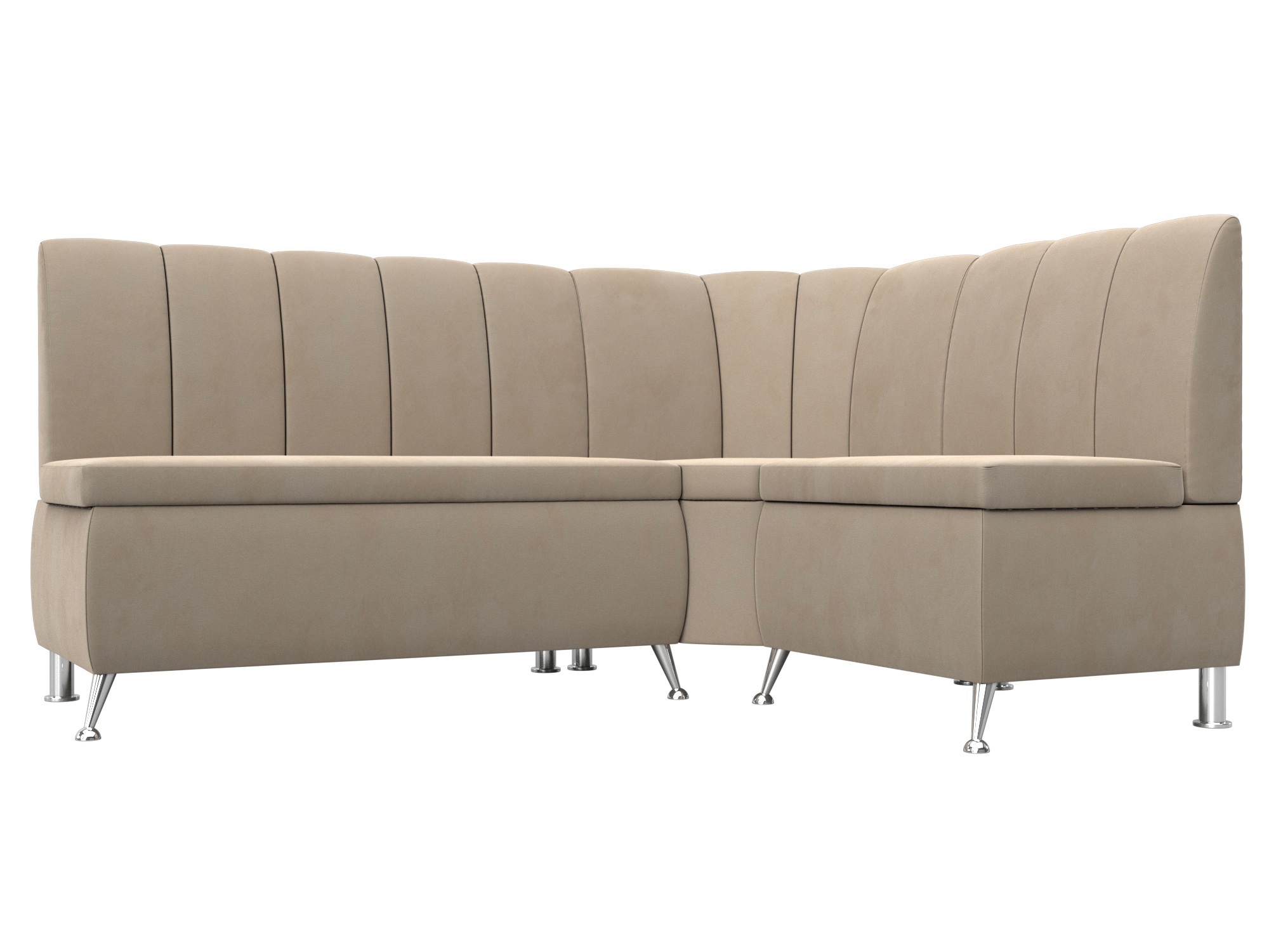 Изображение товара Угловой кухонный диван Кантри бежевого цвета 170x88x133 см