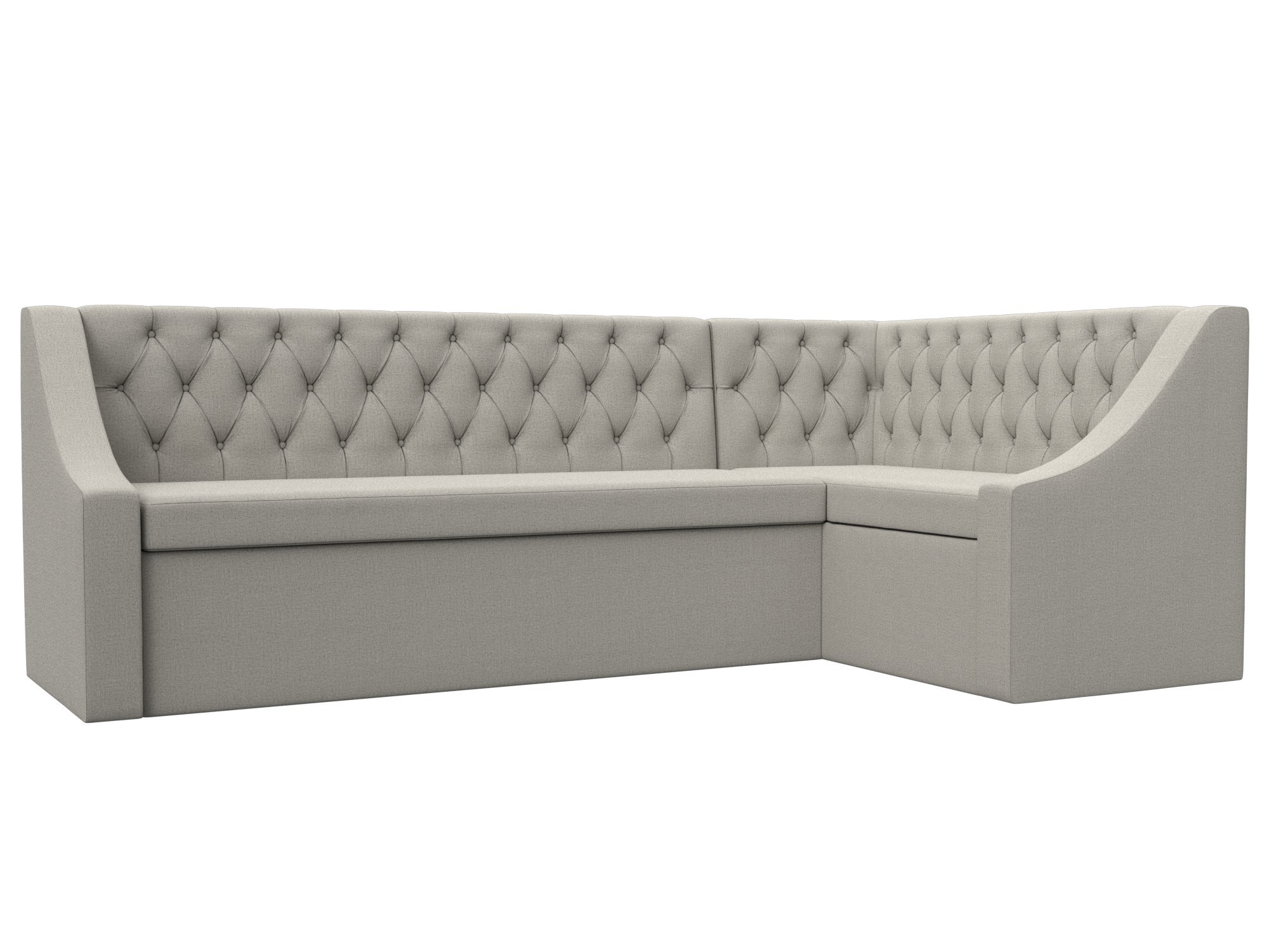 Изображение товара Диван кухонный угловой Мерлин правый угол Лига диванов 122512 200x88x130 см рогожка цвет амур 02 бежевый Изображение товара Диван кухонный угловой Мерлин правый угол Лига диванов 122512 200x88x130 см рогожка цвет амур 02 бежевый