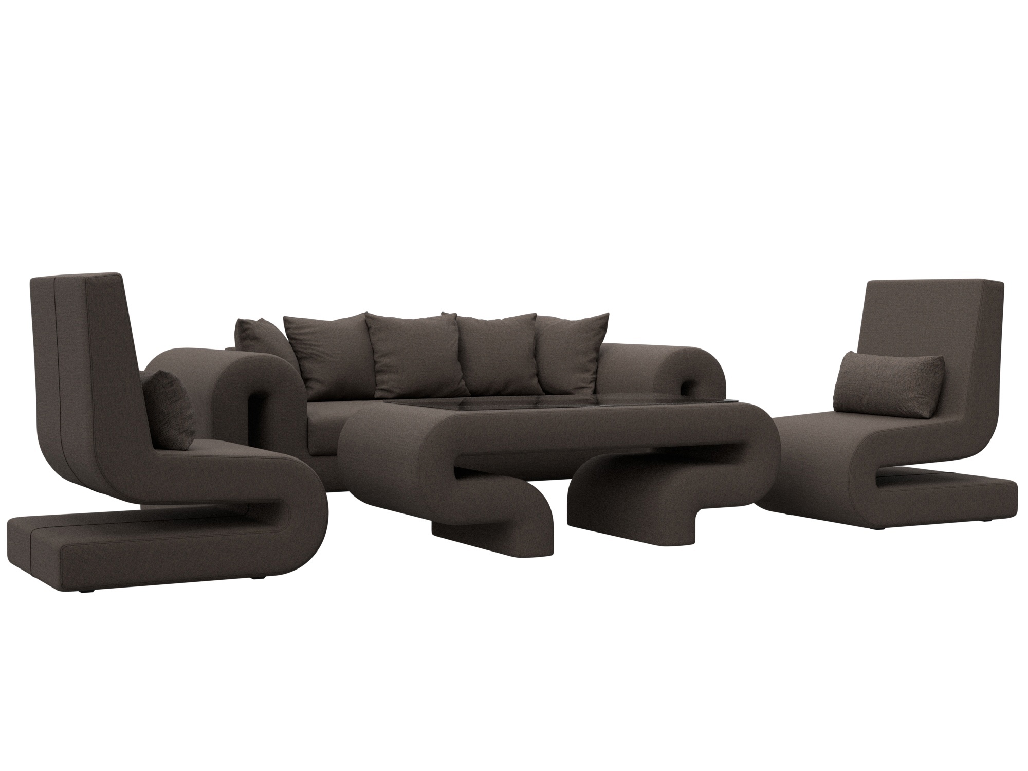 Изображение товара Набор мягкой мебели Волна-2 с диваном, столом и креслами