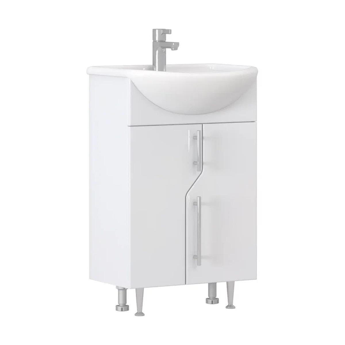 Изображение товара Тумба под раковину напольная Vigo 225-LM 51см цвет белый