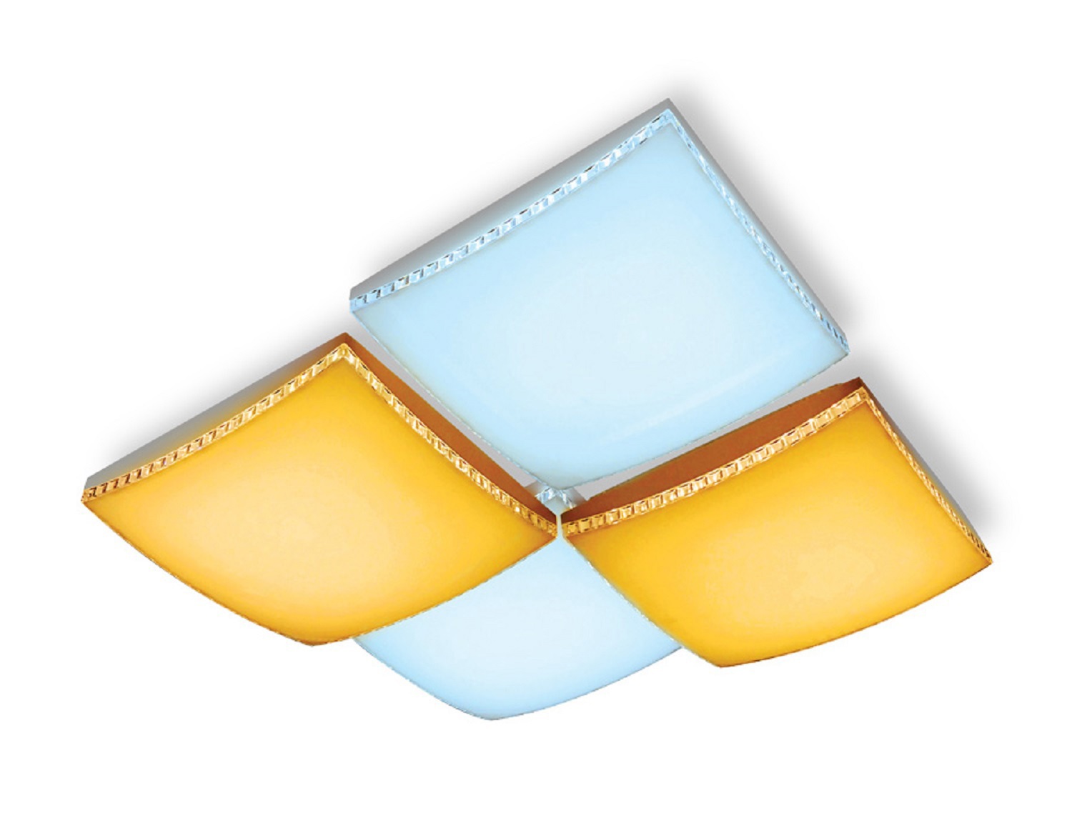 Изображение товара Светильник настенно-потолочный светодиодный Ambrella Light Comfort Ambr_fp2324 с пультом управления 12 м² нейтральный белый свет цвет белый