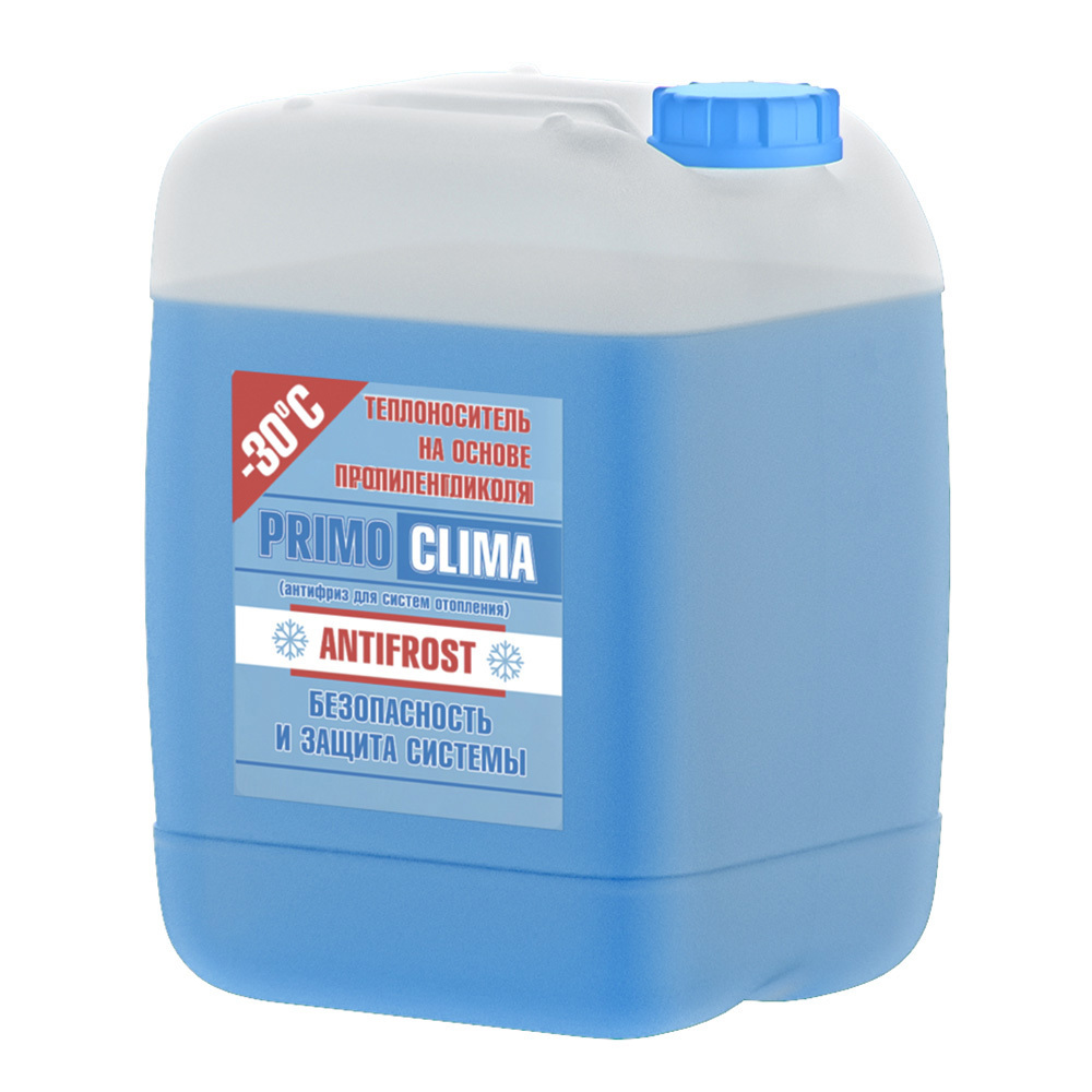 Изображение товара Теплоноситель Primoclima Antifrost pa -30C 20 кг пропиленгликоль синий