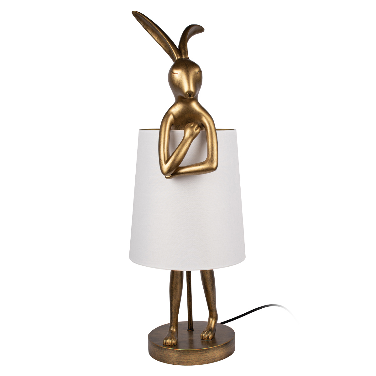 Изображение товара Настольная лампа Loft It Lapine Lf_10315_bwhite цвет жёлтый/золотой