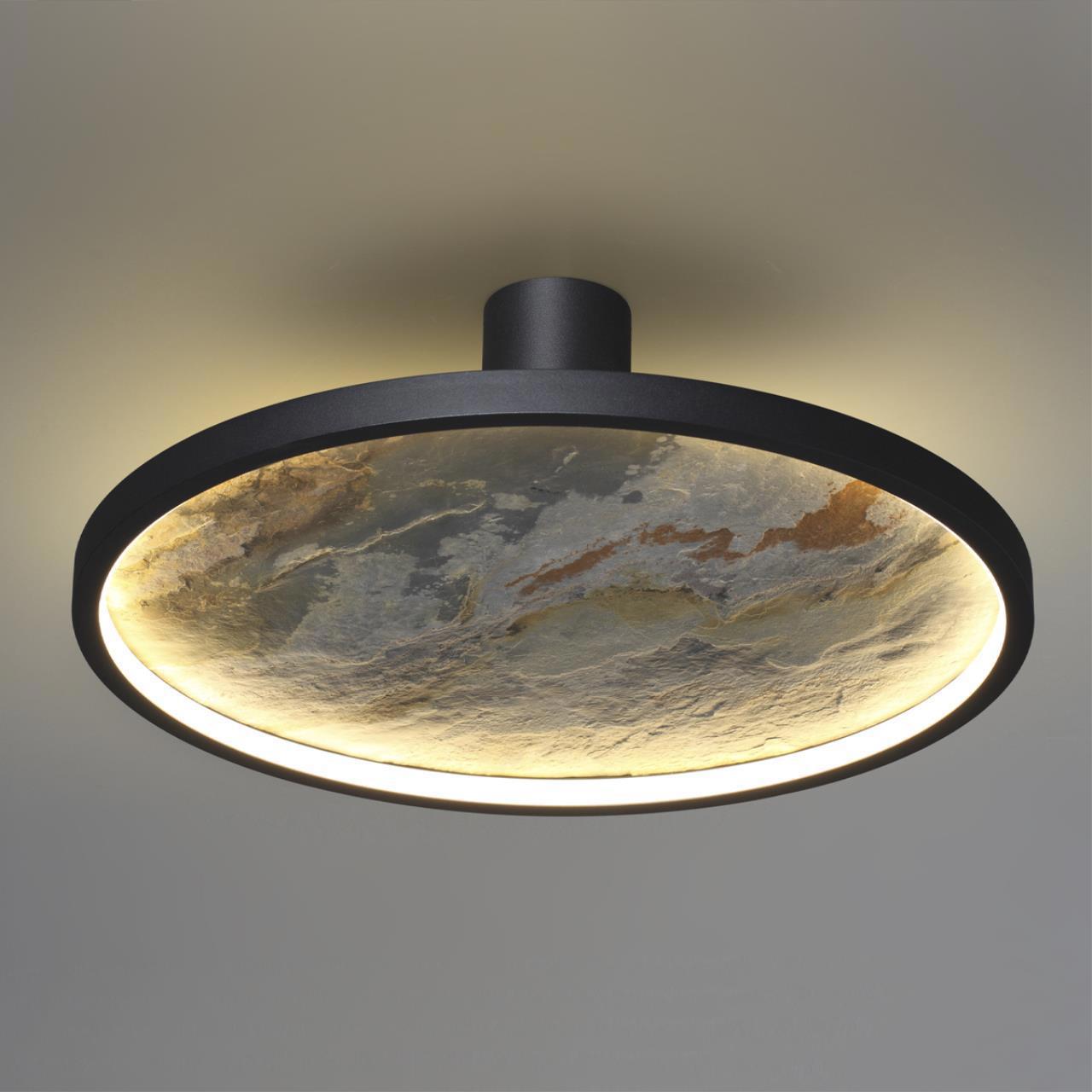 Изображение товара Настенно-потолочный светильник Odeon light Stoflake 6 м² теплый белый черный