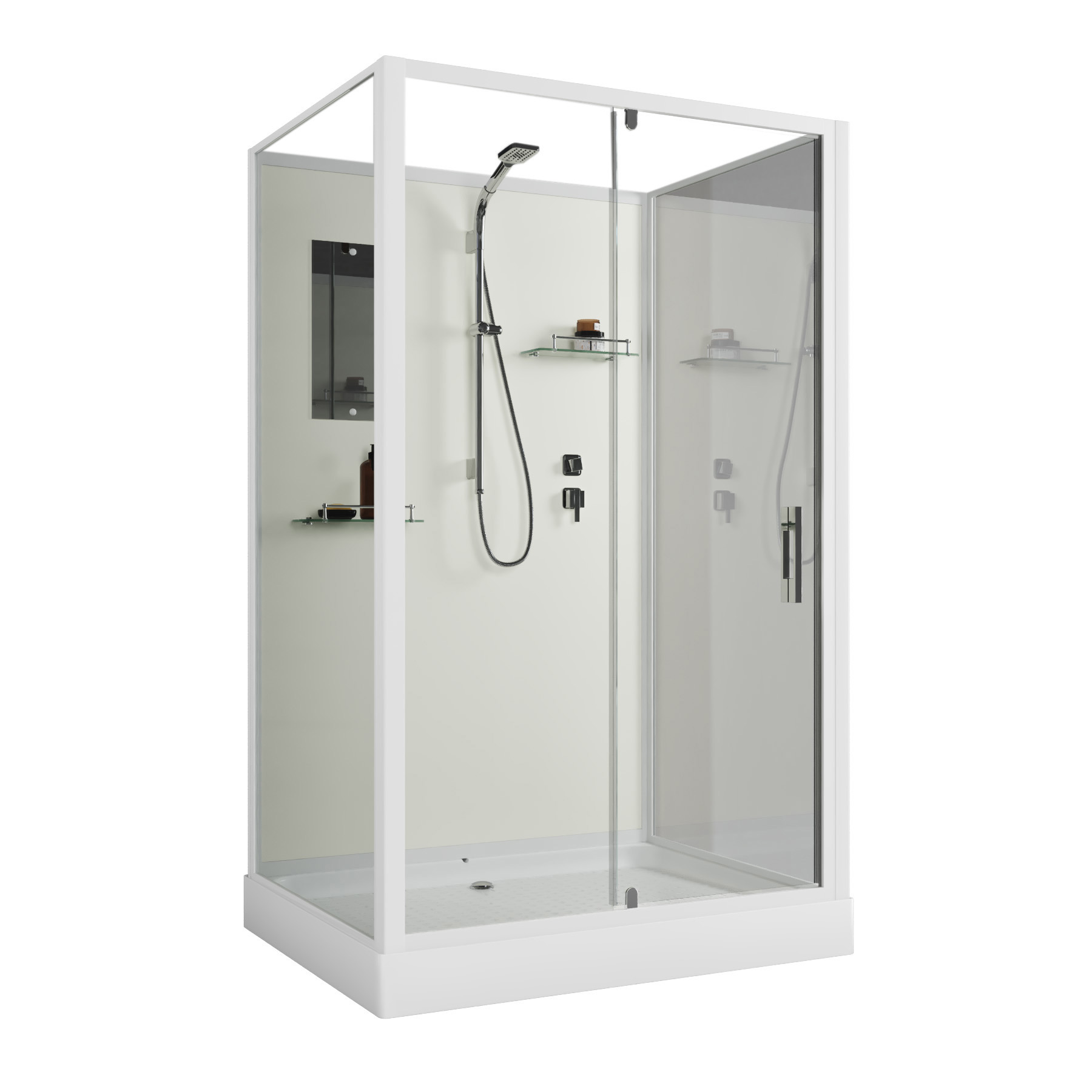 Изображение товара Душевая кабина Niagara Standart ST100/80/15Q/BK 100x80x210 см