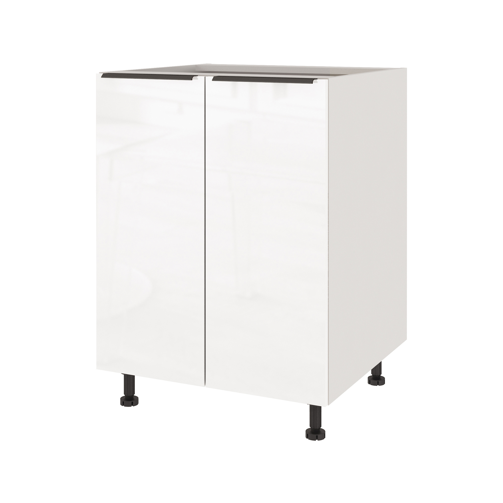 Изображение товара Напольный шкаф Color Beneli 5500100200191 60x82x57.6 см ЛДСП цвет белый Изображение товара Напольный шкаф Color Beneli 5500100200191 60x82x57.6 см ЛДСП цвет белый