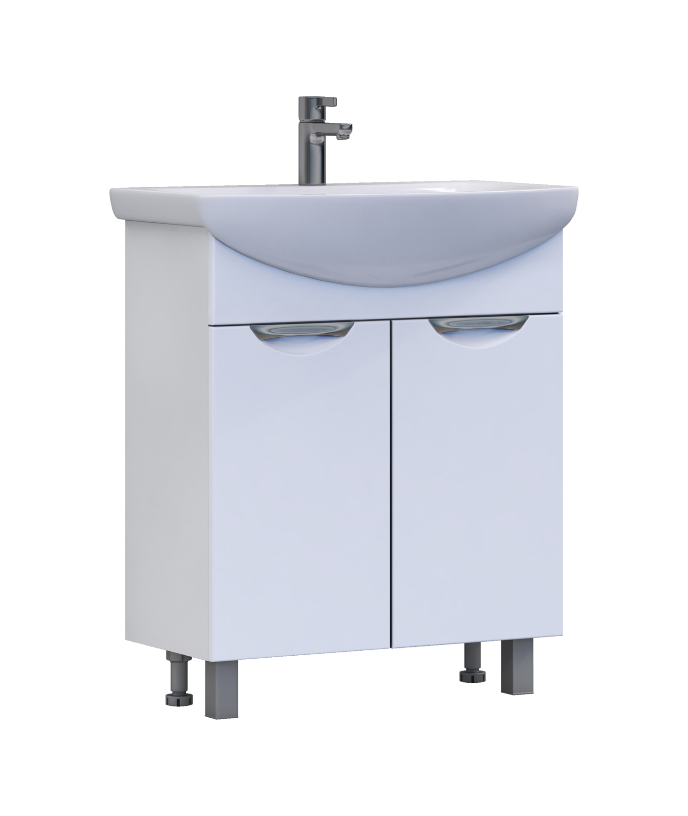 Изображение товара Тумба с раковиной напольная Vigo Callao tn.CAL.BAL.60.2D 60 см цвет белый