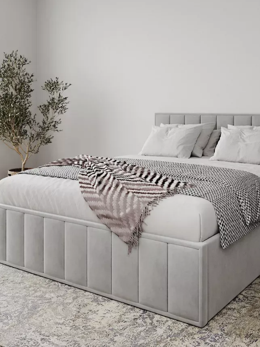 Изображение товара Кровать Дсв мебель 00000072059 190 x 40 x 215 см ЛДСП цвет серый