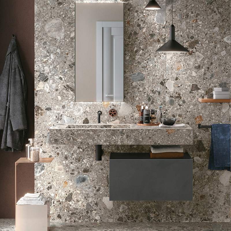 Изображение товара Керамогранит Mirage Norr RR05 60x60см цвет серый;светло-серый