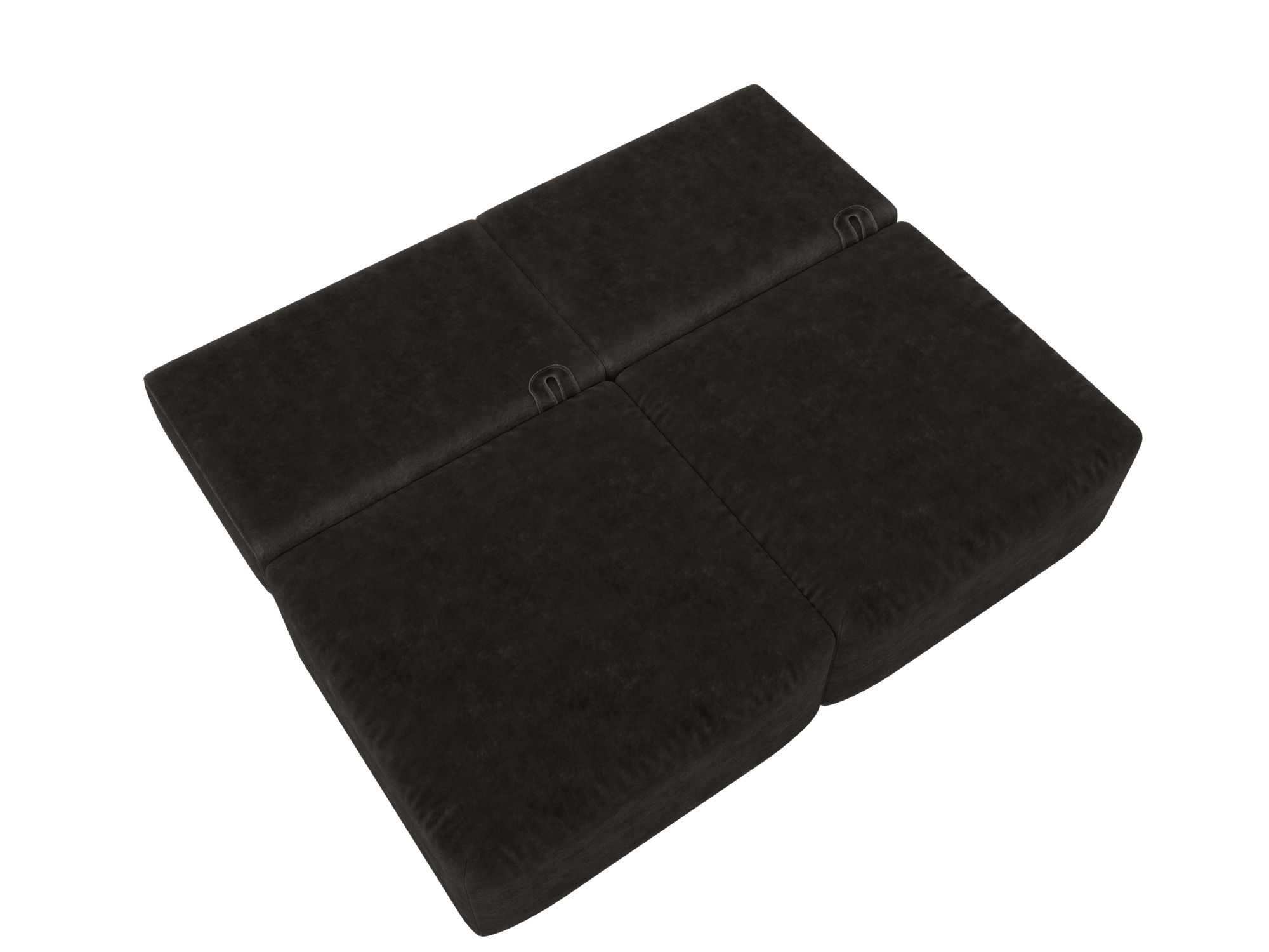 Изображение товара Диван прямой модульный Лига-060 НПБ с ящиками велюр коричневый 200x84x118 см