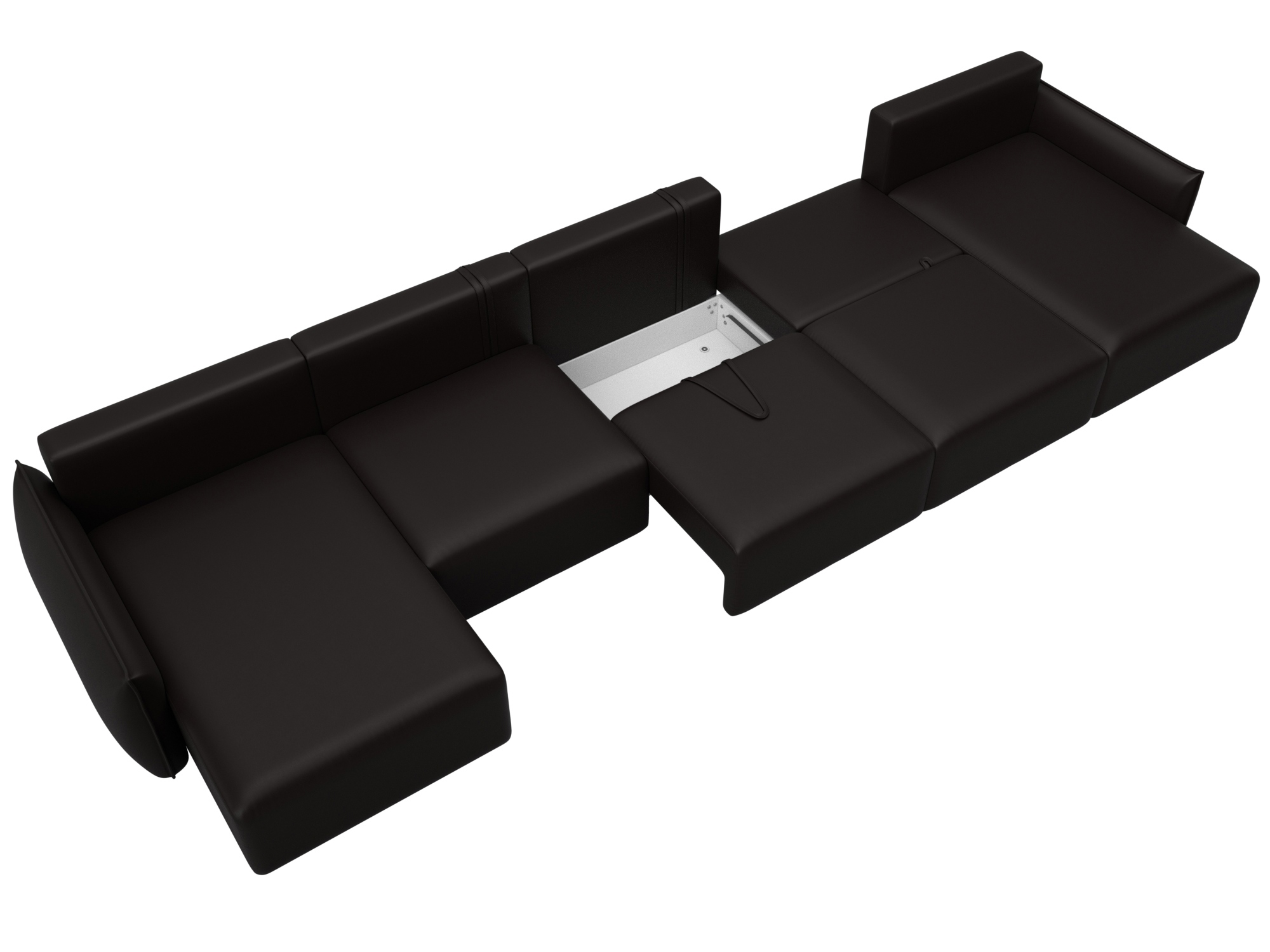 Изображение товара П-образный диван Лига-051 НПБ МегаЛонг с механизмом еврокнижка