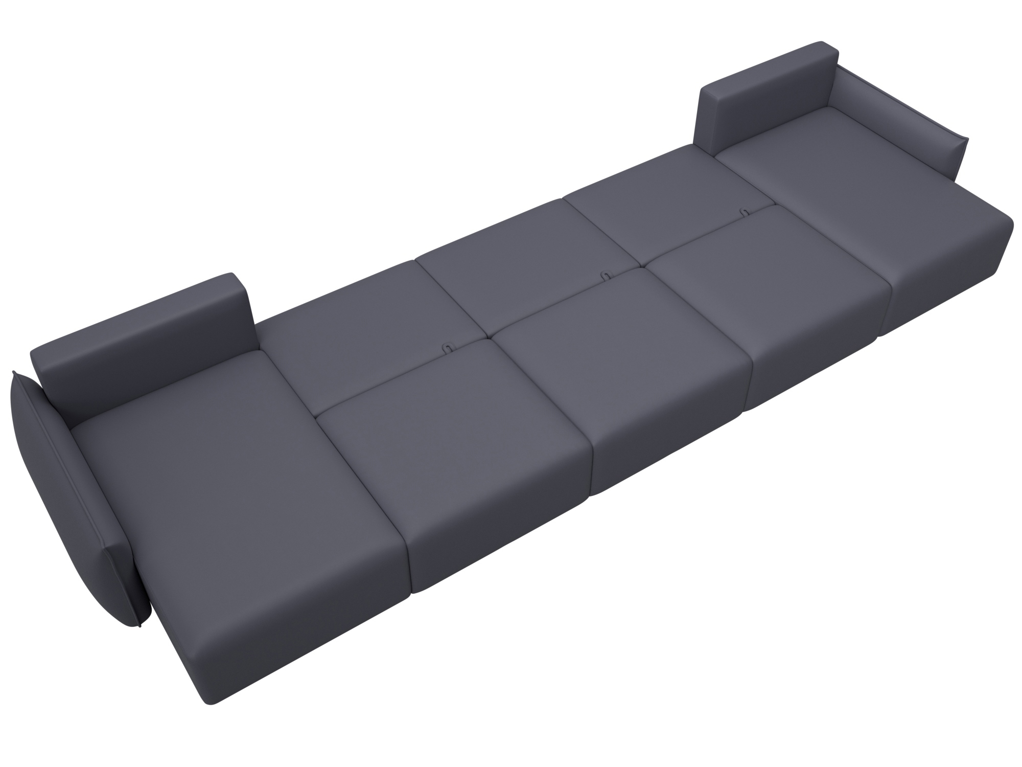 Изображение товара П-образный диван Лига-051 НПБ МегаЛонг с трансформацией еврокнижка и экокожей Изображение товара П-образный диван Лига-051 НПБ МегаЛонг с трансформацией еврокнижка и экокожей