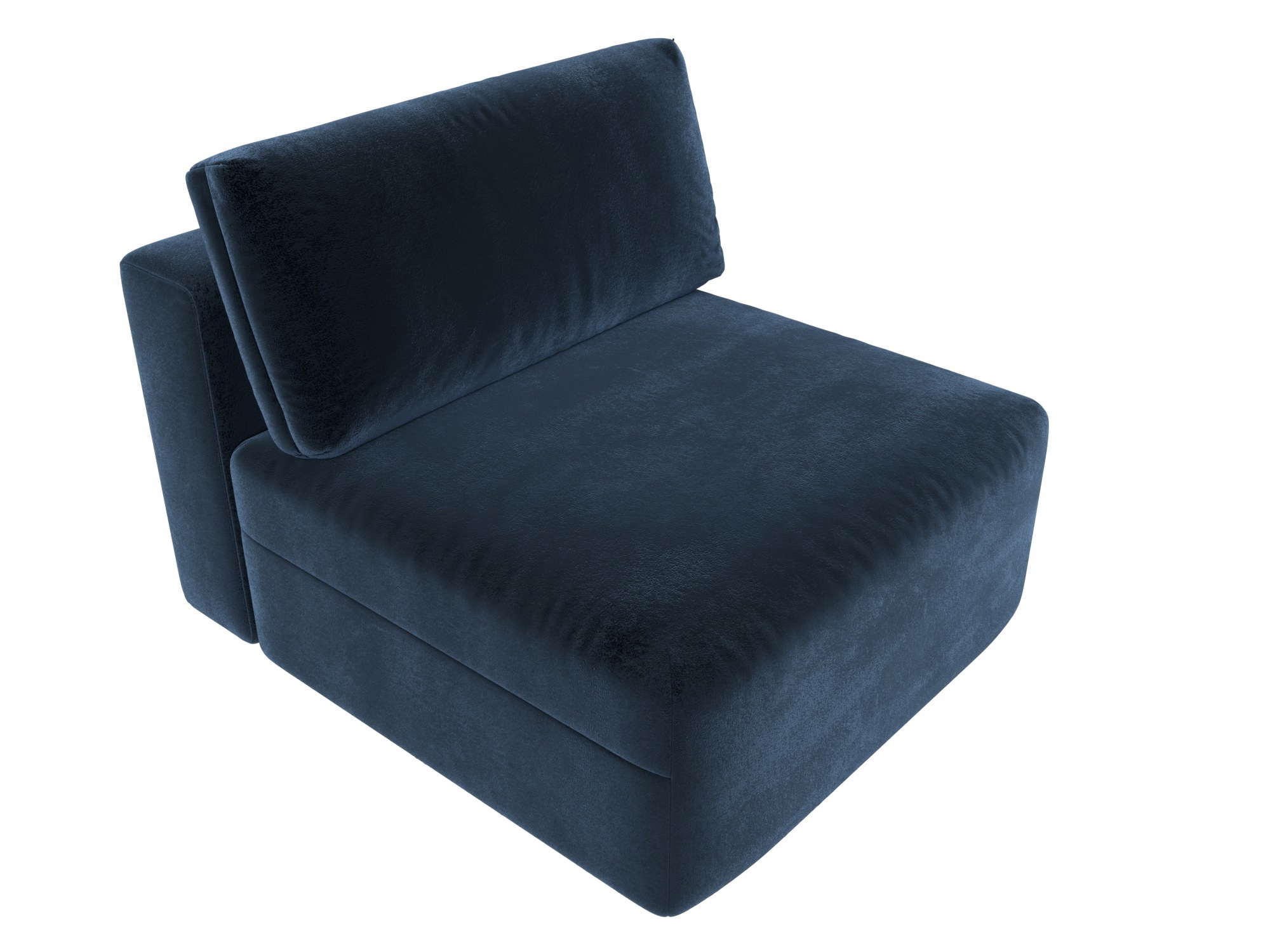 Изображение товара Модуль диван Лига-060 НПБ с механизмом еврокнижка, цвет синий