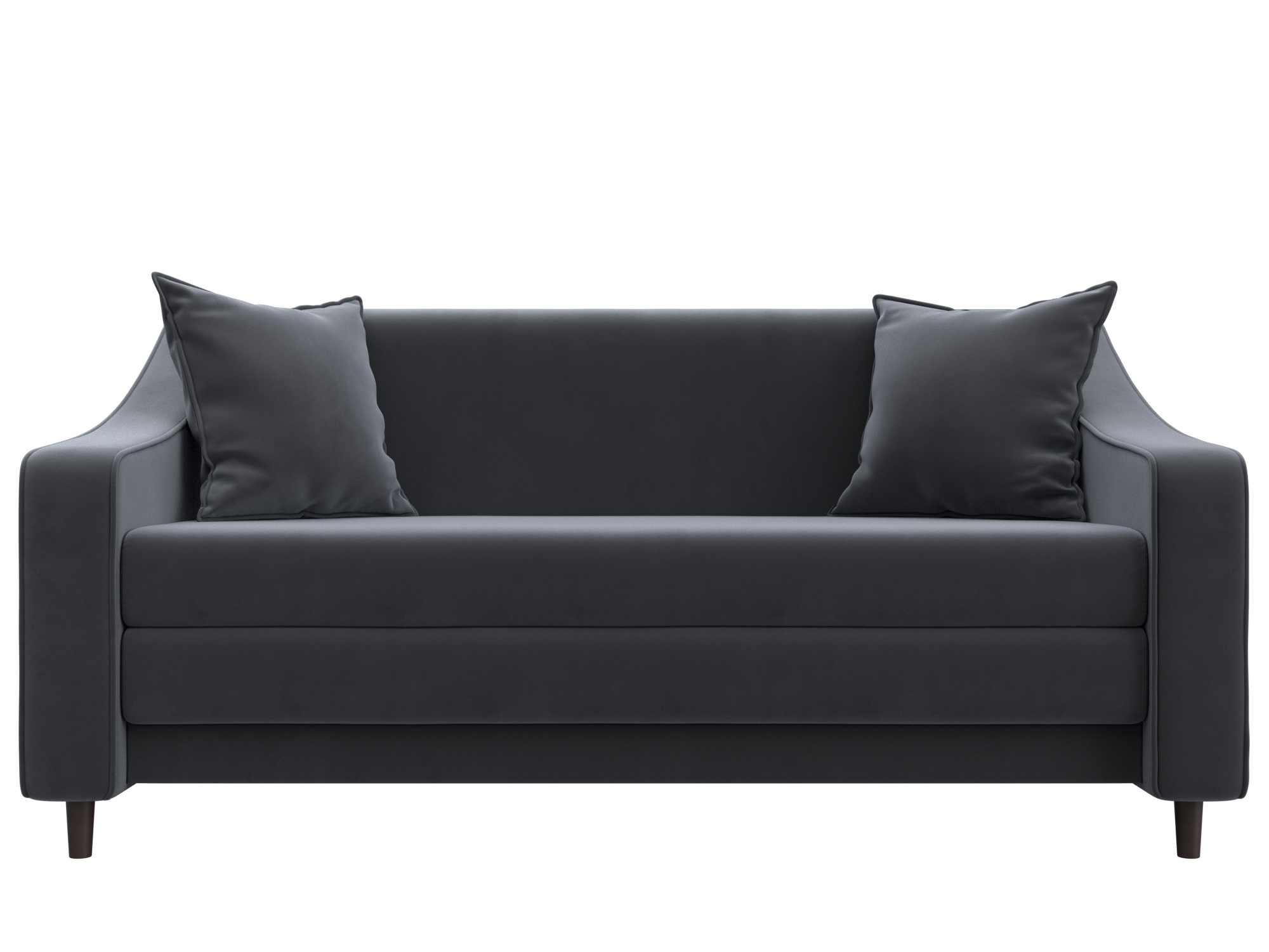 Изображение товара Диван раскладной Лига-071 с велюровым покрытием 164x82x93 см серый Изображение товара Диван раскладной Лига-071 с велюровым покрытием 164x82x93 см серый