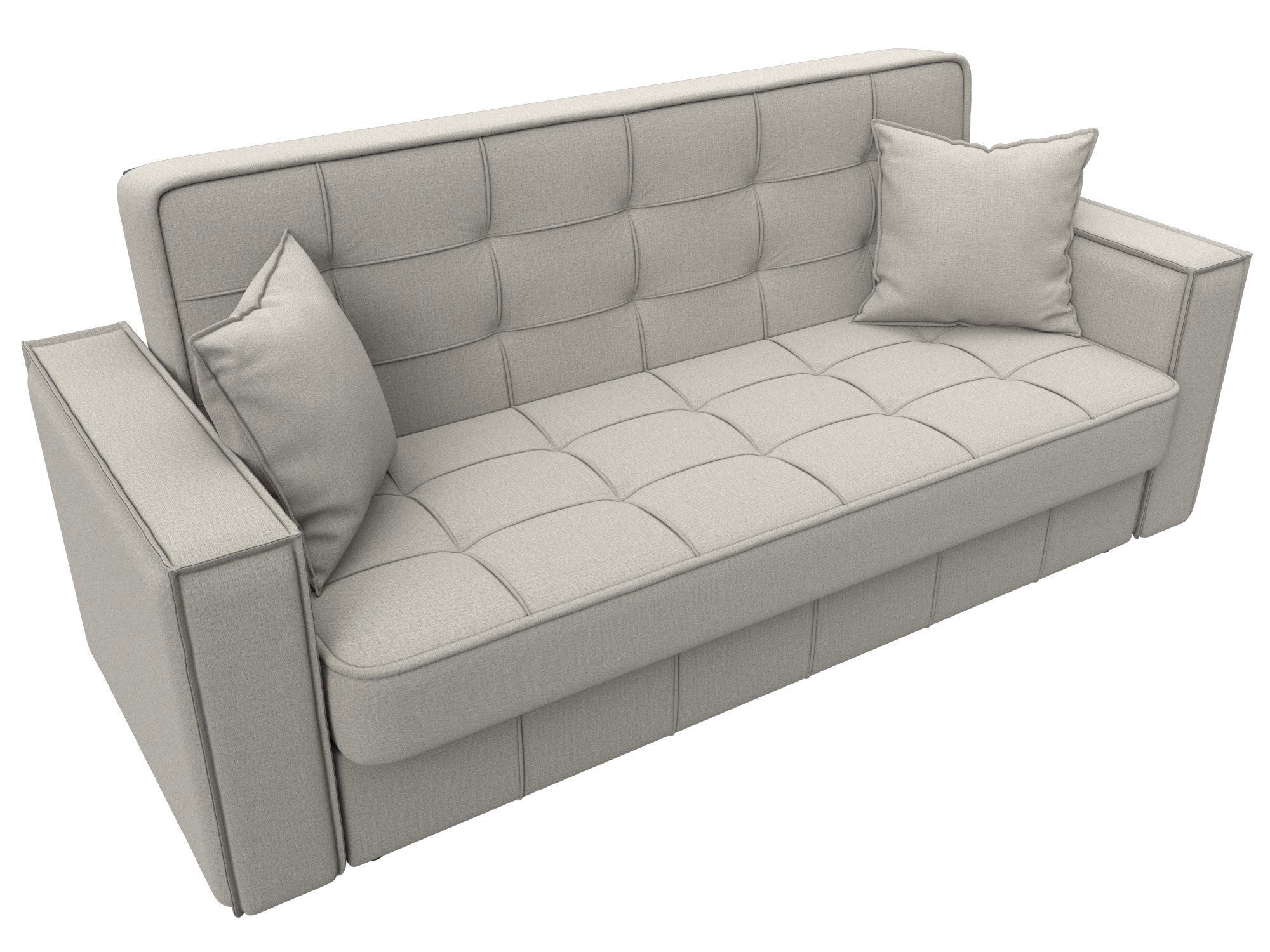 Изображение товара Диван-книжка Лига-068 современный раскладной с ящиком и подлокотниками