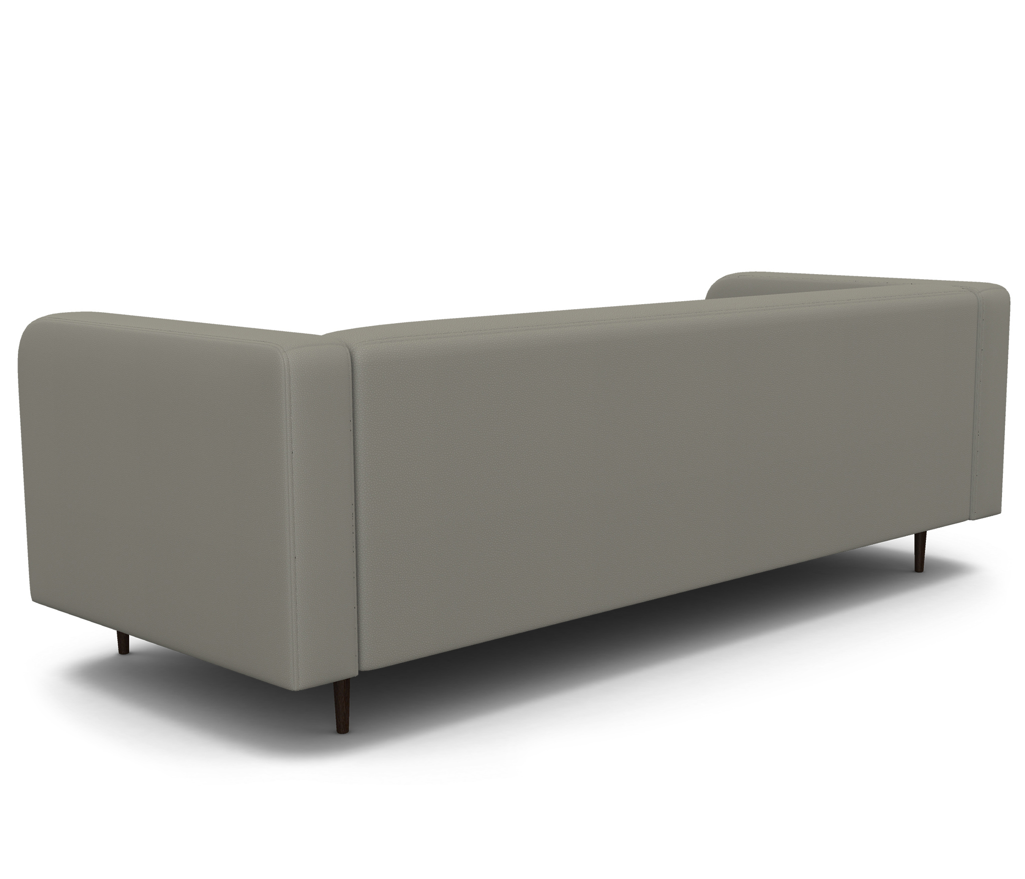 Изображение товара Диван прямой Гамма Акцент 3-местный бежевый эко-кожа Россия