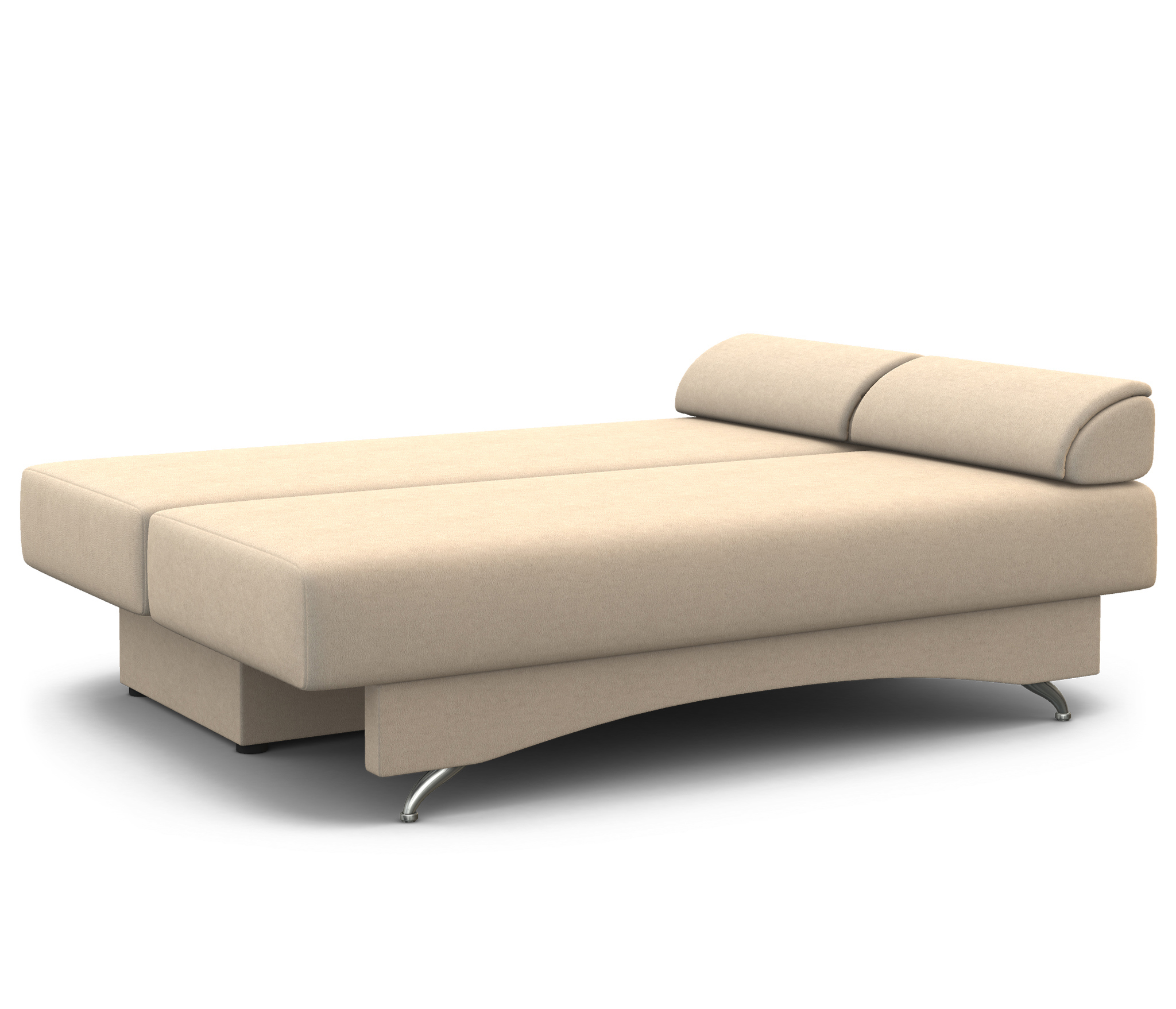 Изображение товара Диван раскладной Гамма Евро бежевый велюр 190x79x97 см Изображение товара Диван раскладной Гамма Евро бежевый велюр 190x79x97 см