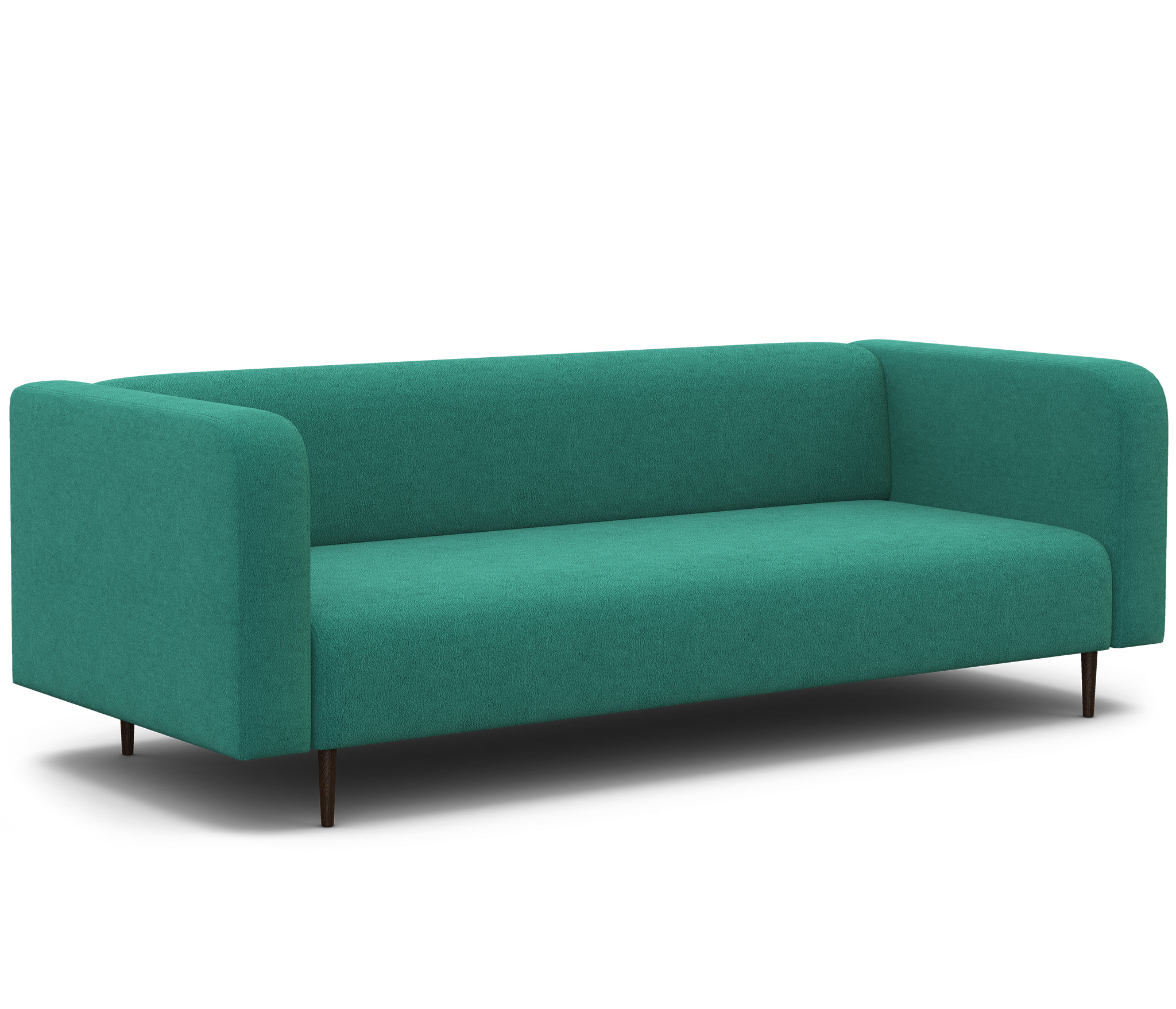 Изображение товара Диван прямой Гамма Акцент в бирюзовом цвете 184x67x78 см