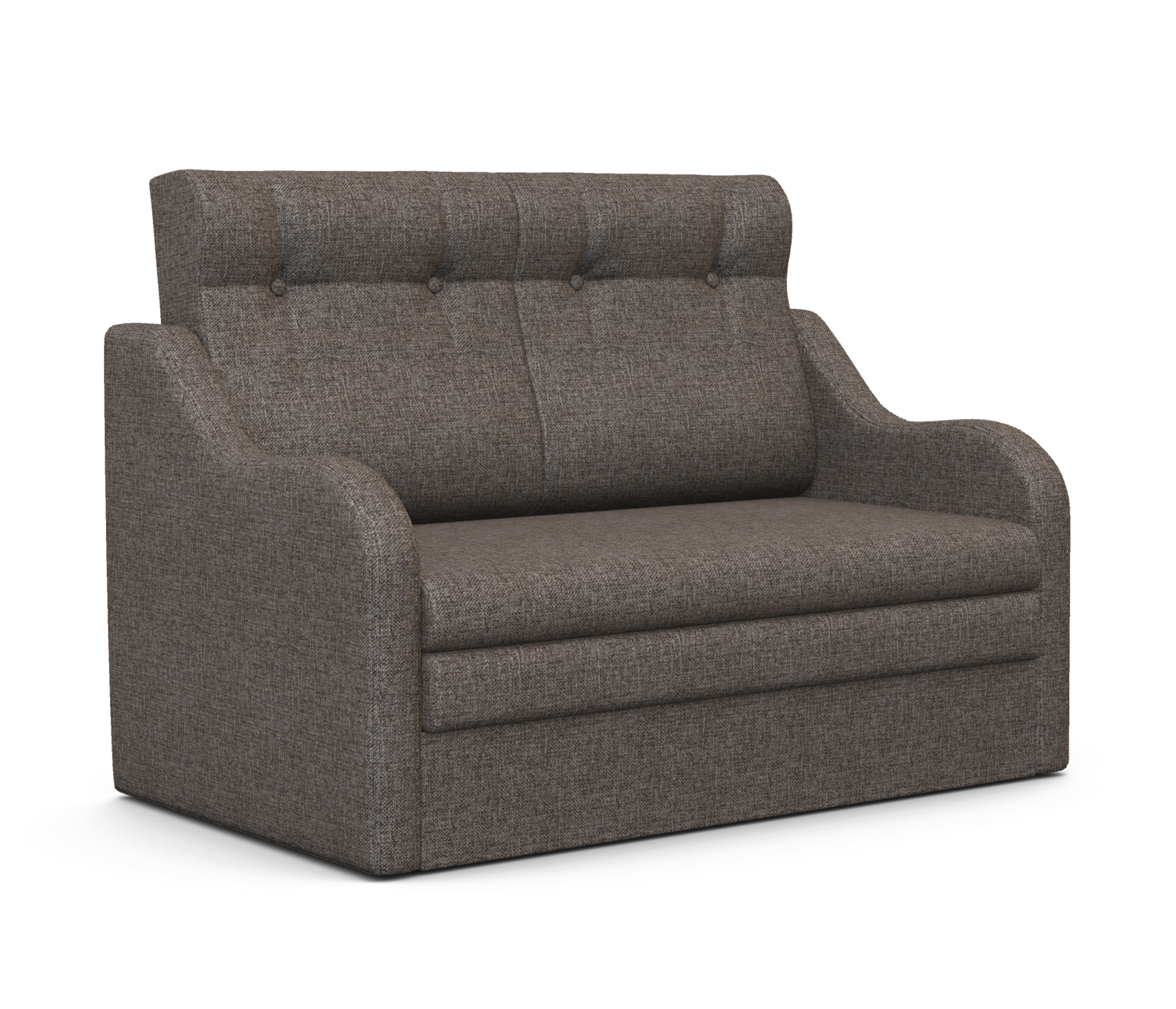 Изображение товара Диван раскладной Гамма Классика 2В 140x101x83 см коричневый рогожка