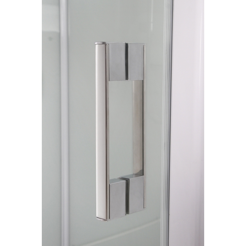 Изображение товара Душевые кабины River Tana 10000001873 прямоугольный низкий поддон 100x80 см белый, стекло прозрачное