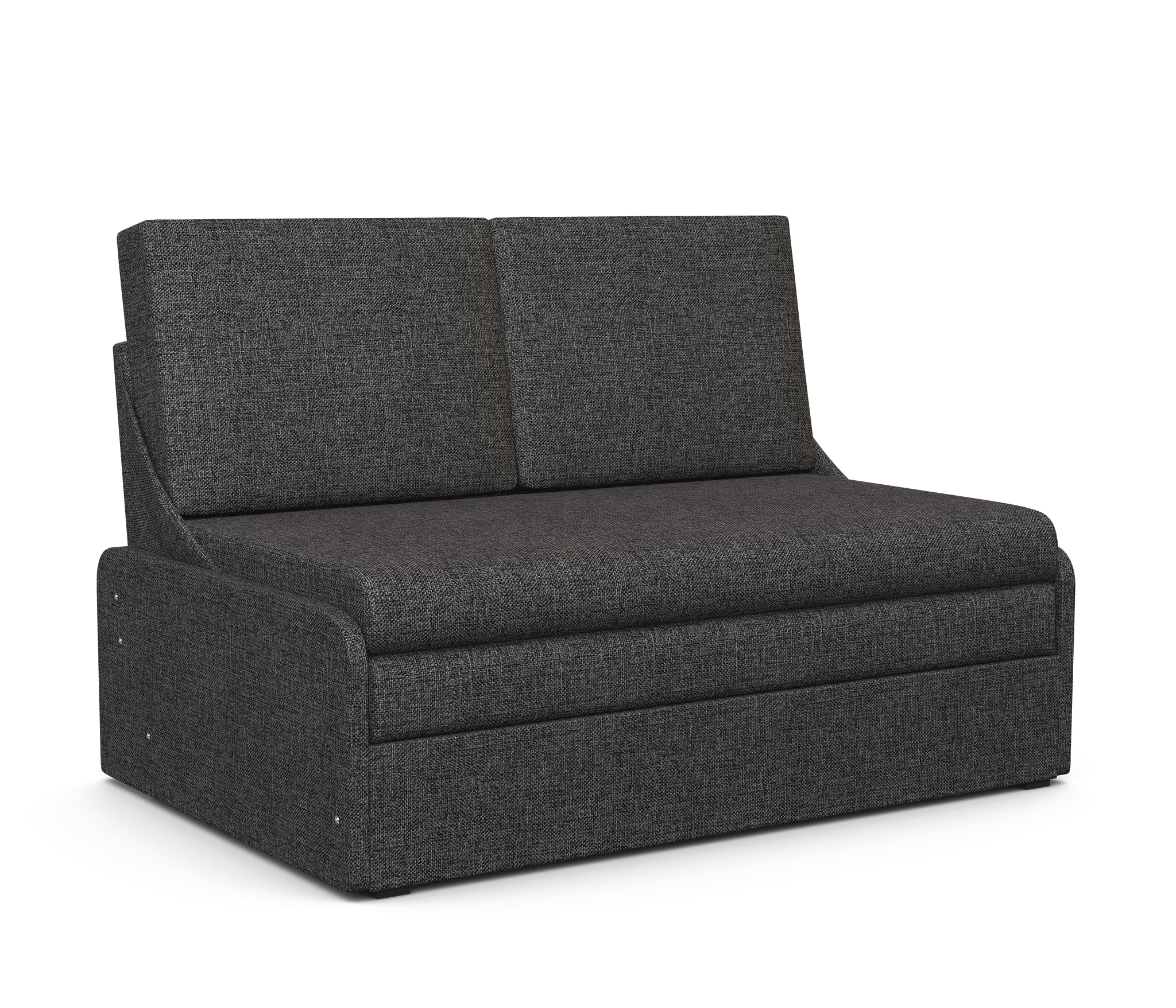 Изображение товара Диван раскладной Гамма Уют-2 128x85x85 см рогожка цвет темно-серый