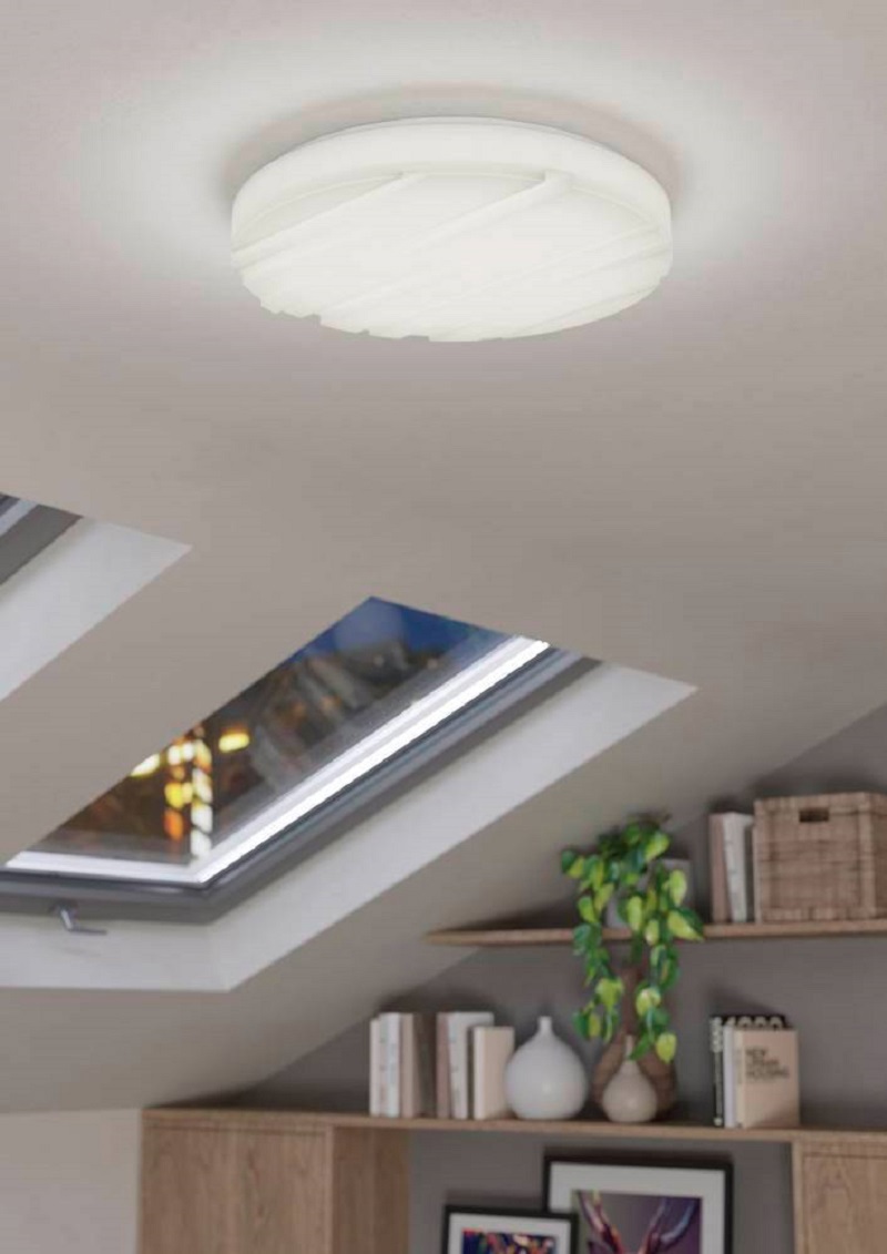 Изображение товара Люстра потолочная светодиодная EGLO FERENTINO 900608 8 м² белый стиль современный Изображение товара Люстра потолочная светодиодная EGLO FERENTINO 900608 8 м² белый стиль современный