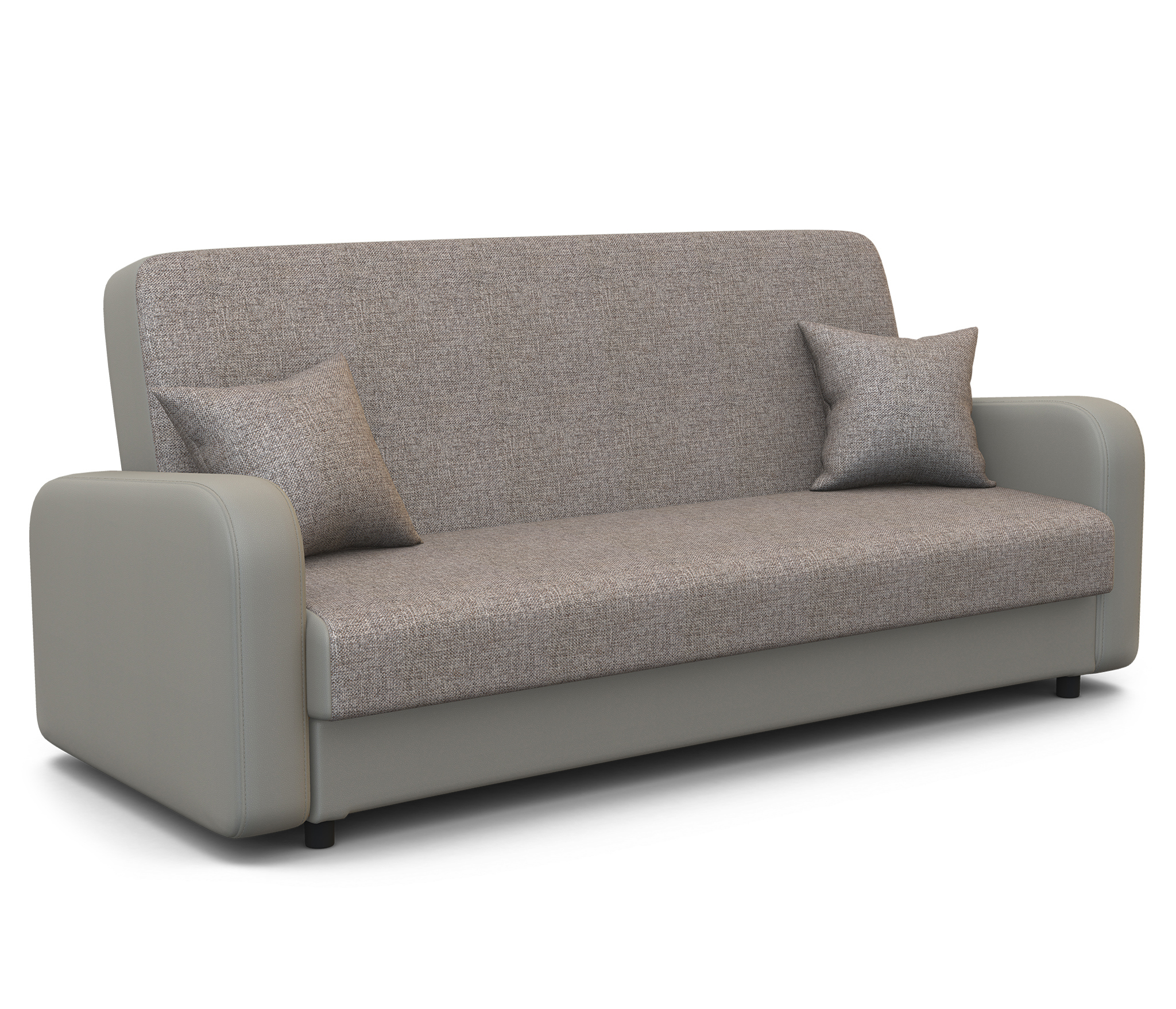 Изображение товара Диван раскладной Гамма Мелодия 120 см с ящиком универсальный бежевый рогожка Изображение товара Диван раскладной Гамма Мелодия 120 см с ящиком универсальный бежевый рогожка