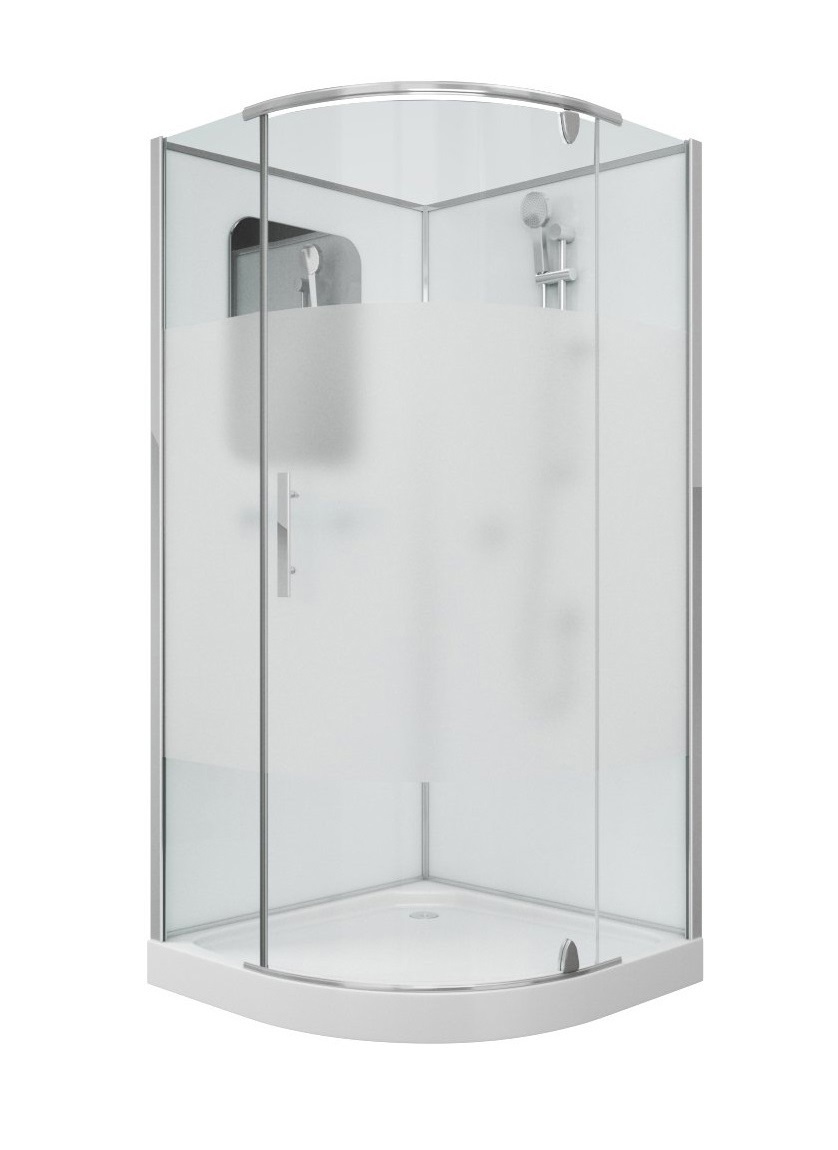 Изображение товара Душевая кабина Grossman GR171 с низким поддоном 90x90 см без крыши