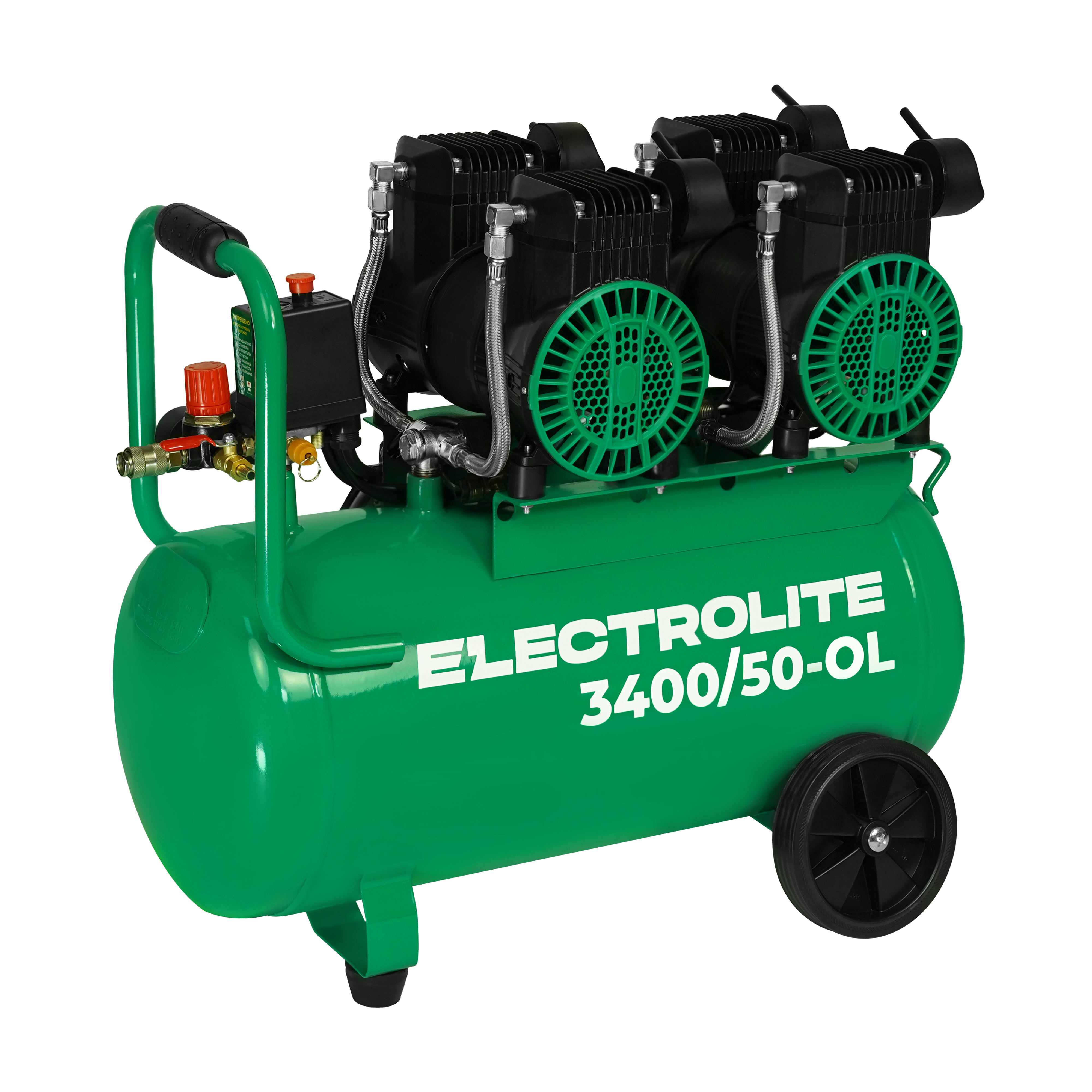 Изображение товара Компрессор сетевой Electrolite 3400/50, 50 л, 590 л/мин