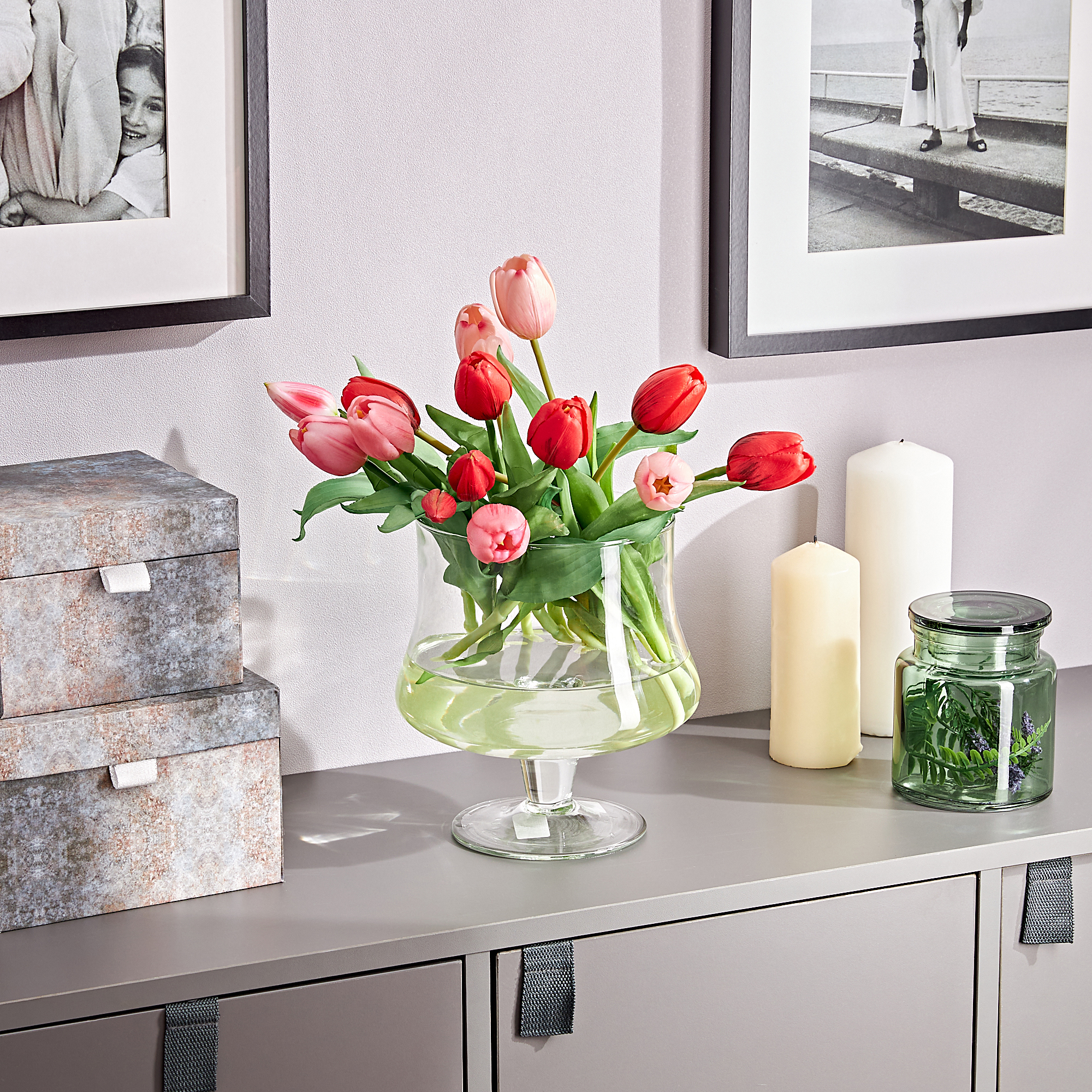 Изображение товара Ваза-бокал Лангрен 22 см стекло прозрачная современная декор посуда Изображение товара Ваза-бокал Лангрен 22 см стекло прозрачная современная декор посуда