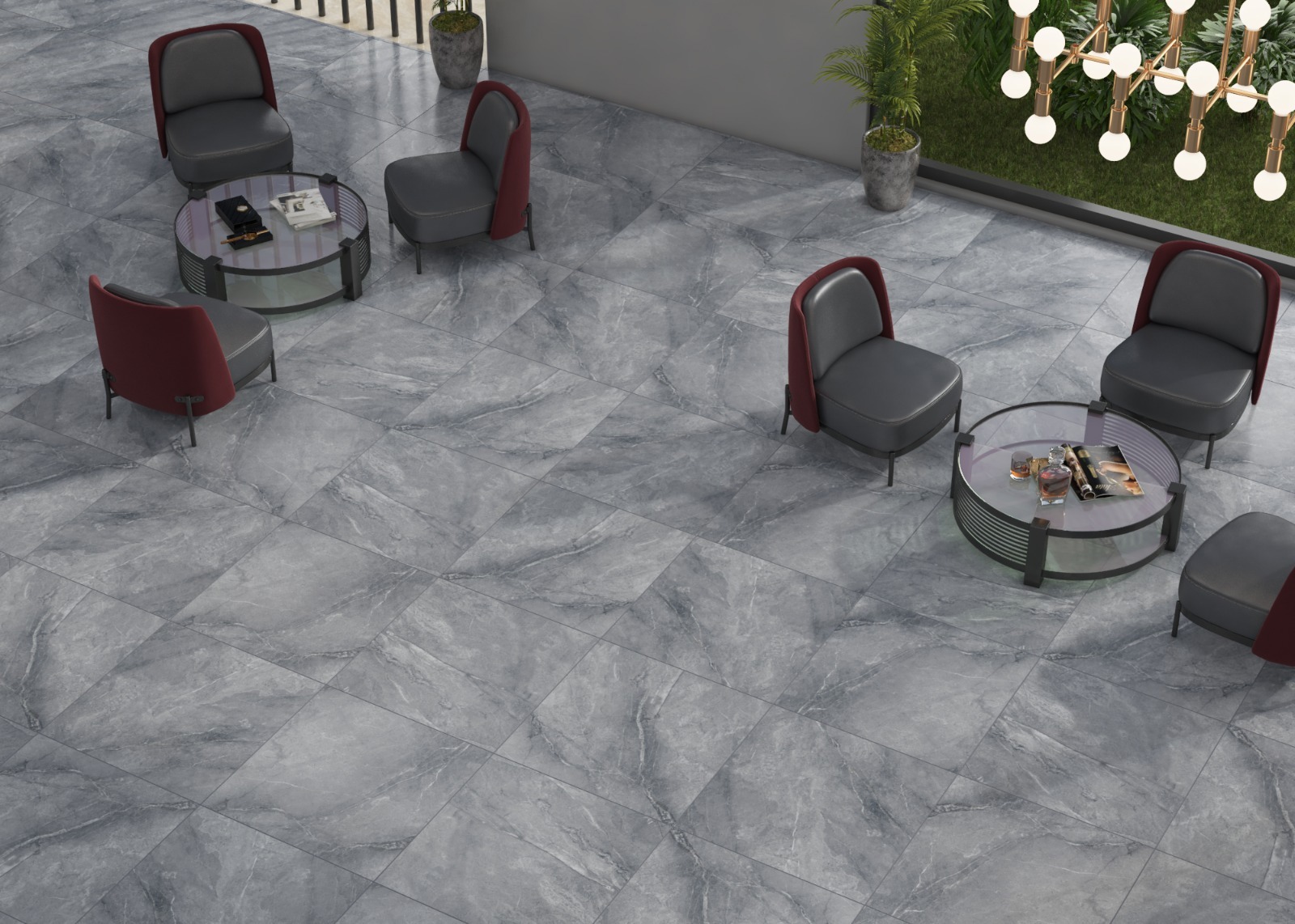 Изображение товара Керамогранит Kerald Gothic 60х60 светло-серый