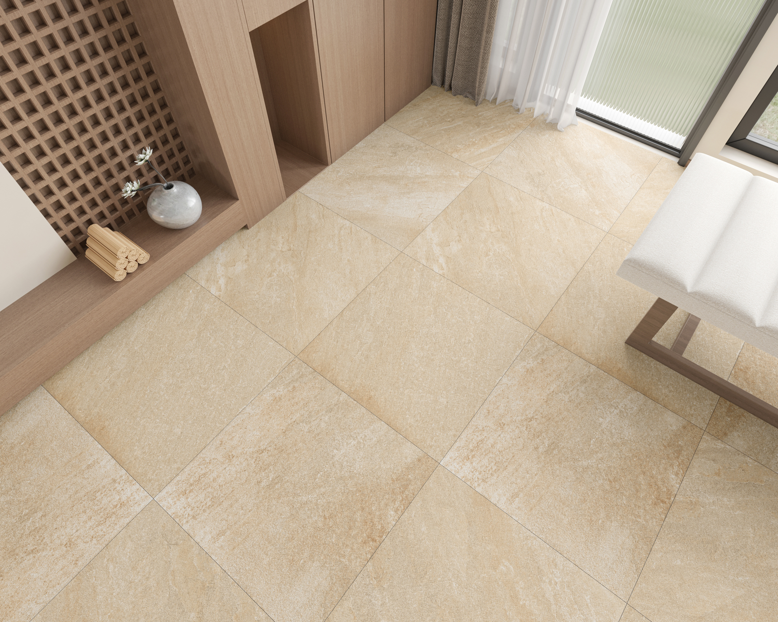 Изображение товара Керамогранит KERALD Quartzite Quartzite 60x60 Бежевый