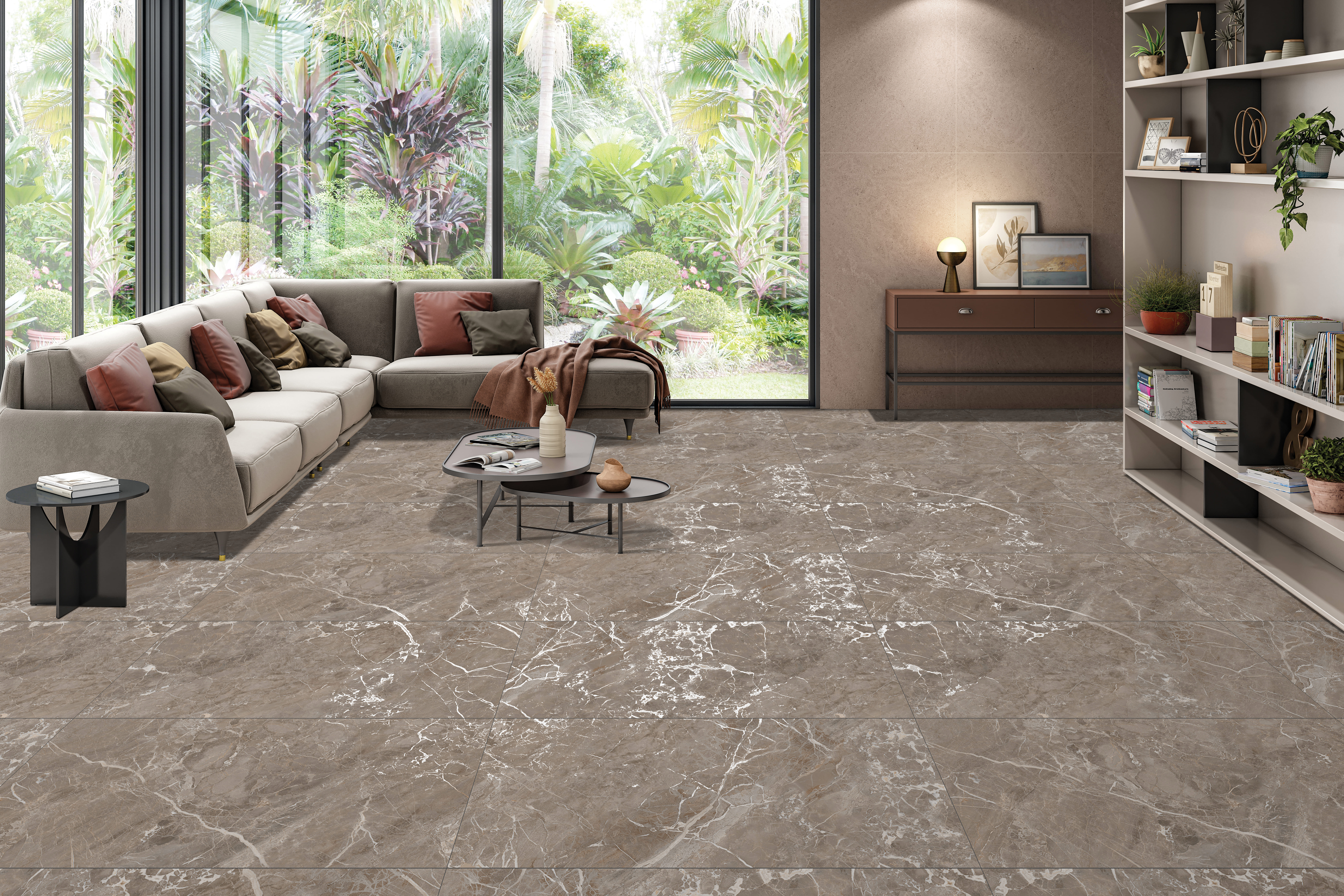 Изображение товара Керамогранит Kerald 612 612 60x120 см цвет коричневый