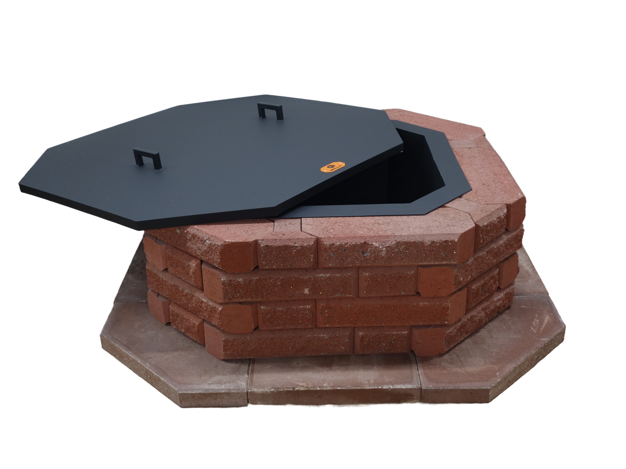 Изображение товара Костровой очаг Grillit 120x120x40 см 4 ряда кирпичный