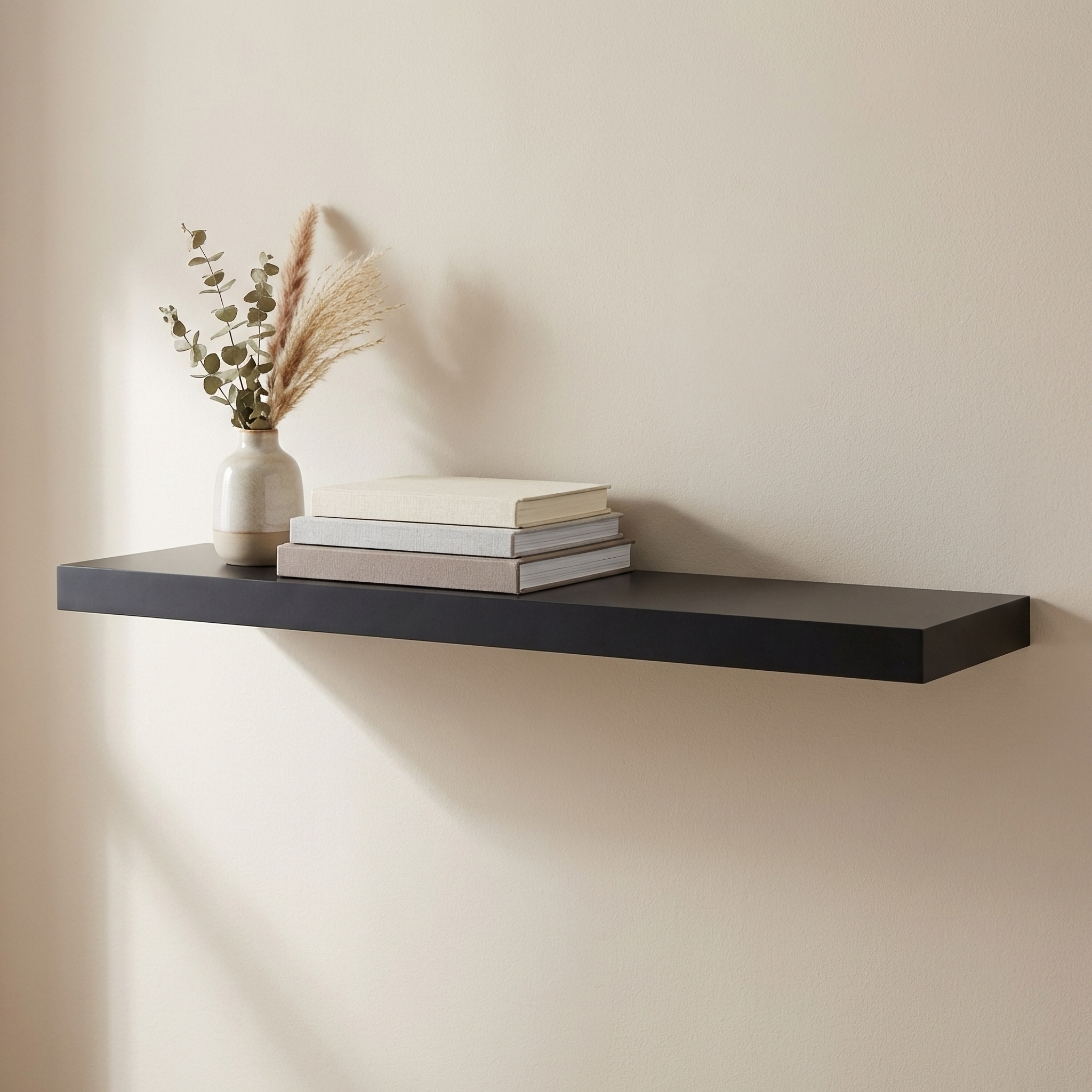 Изображение товара Настенная полка KONSENSA 80x23.5 см черного цвета