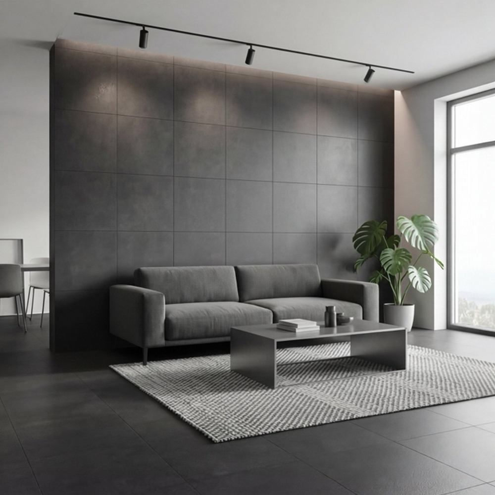 Изображение товара Керамогранит NOVIN CERAM Rio 60x60 см черный для пола и стен с эффектом бетона Изображение товара Керамогранит NOVIN CERAM Rio 60x60 см черный для пола и стен с эффектом бетона