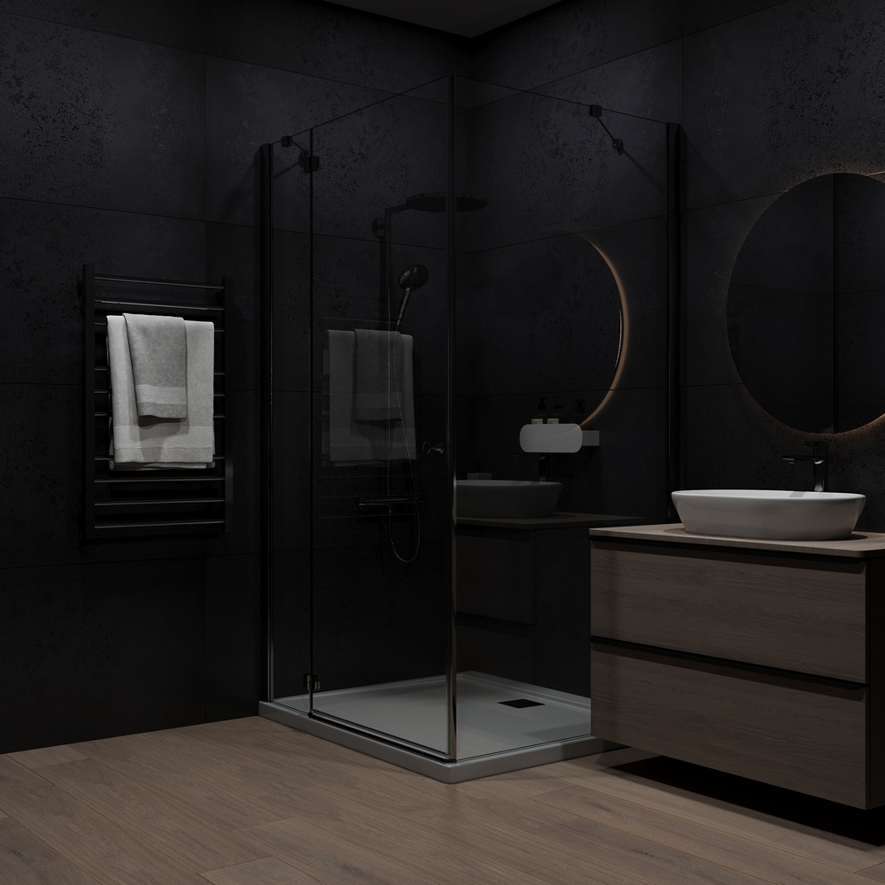 Изображение товара Керамогранит Керамопро Бетон Rio Black 60x120 см